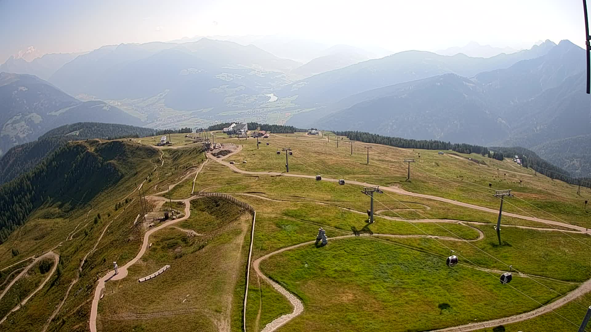 Kronplatz-Gipfel | Blick nach Olang – Valdaora