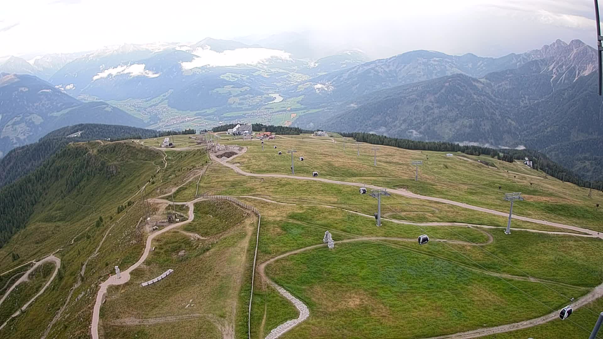 Kronplatz-Gipfel | Blick nach Olang – Valdaora