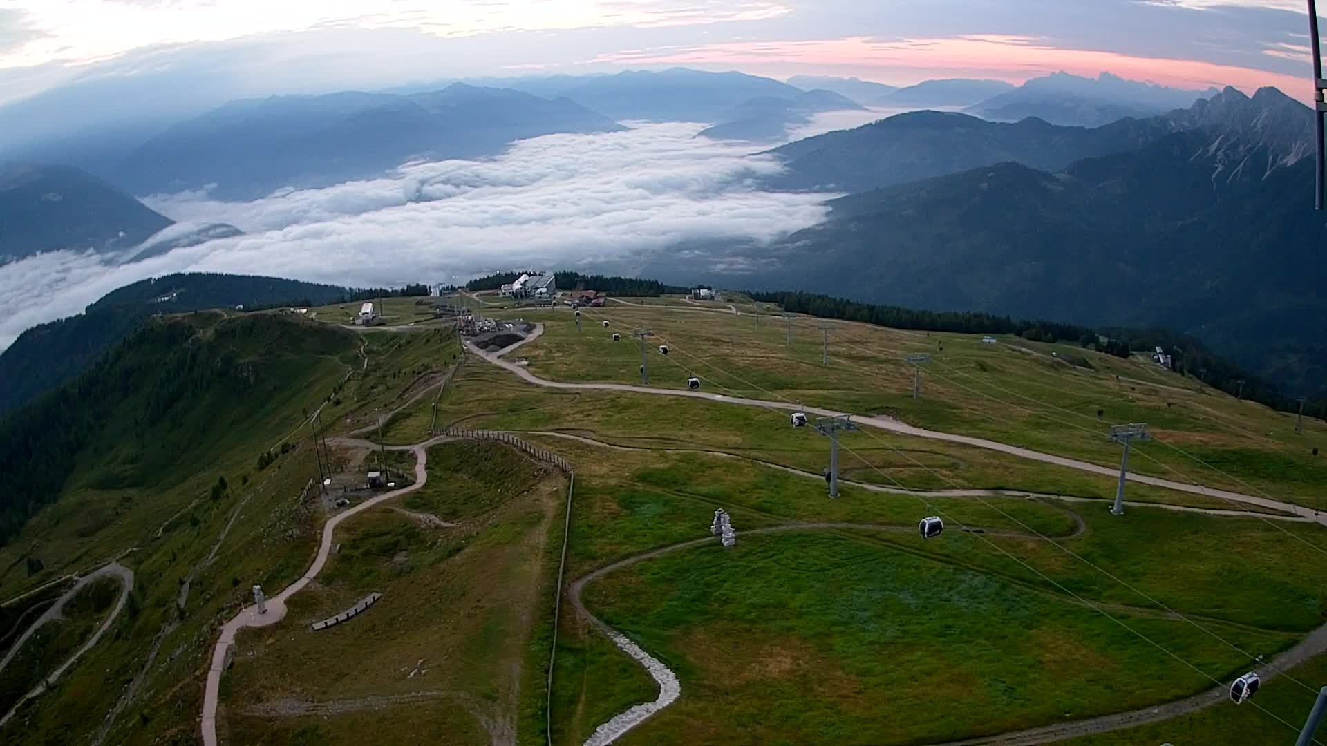 Sommet du Kronplatz | vue sur Valdaora – Olang