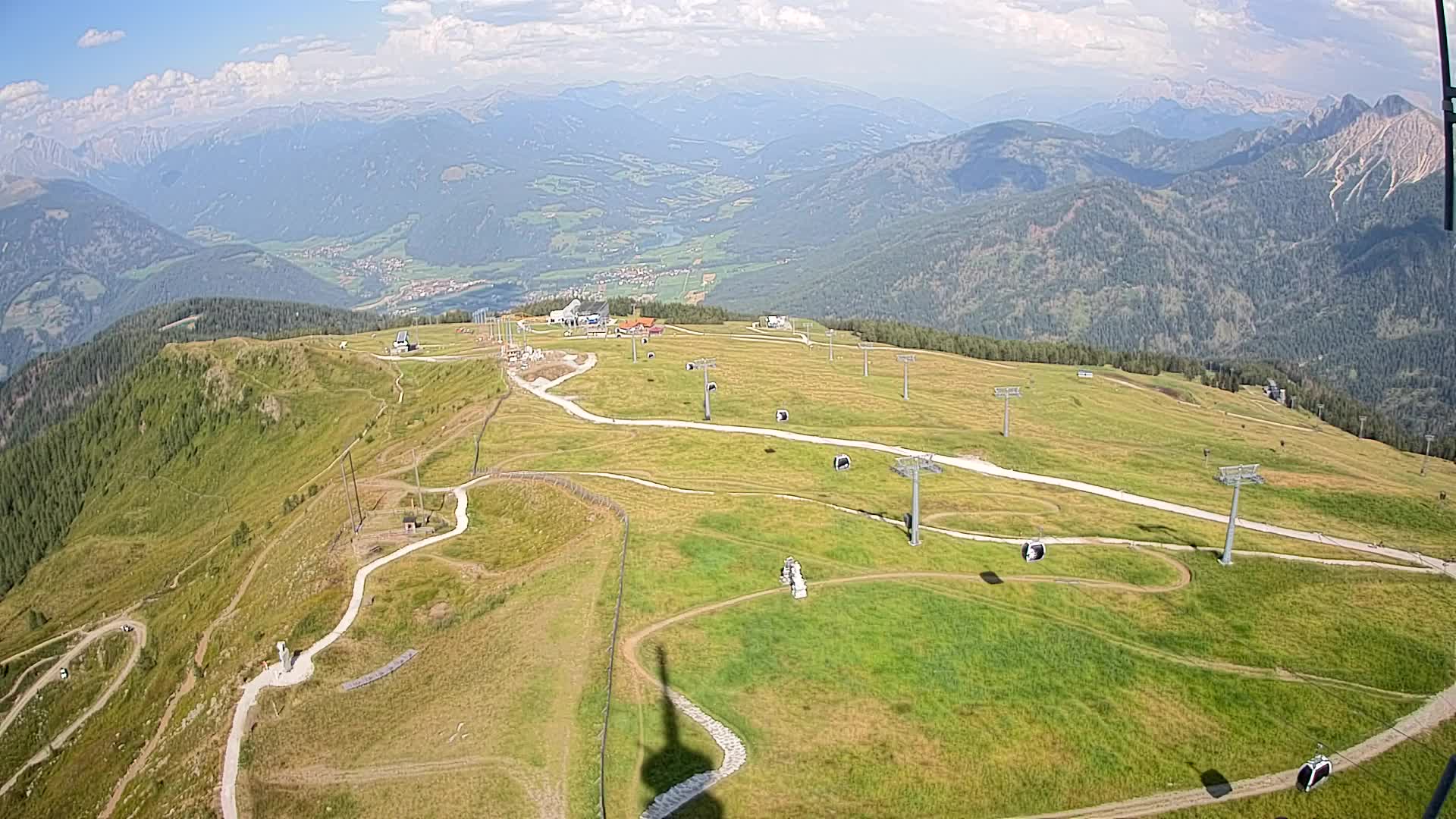 Kronplatz-Gipfel | Blick nach Olang – Valdaora