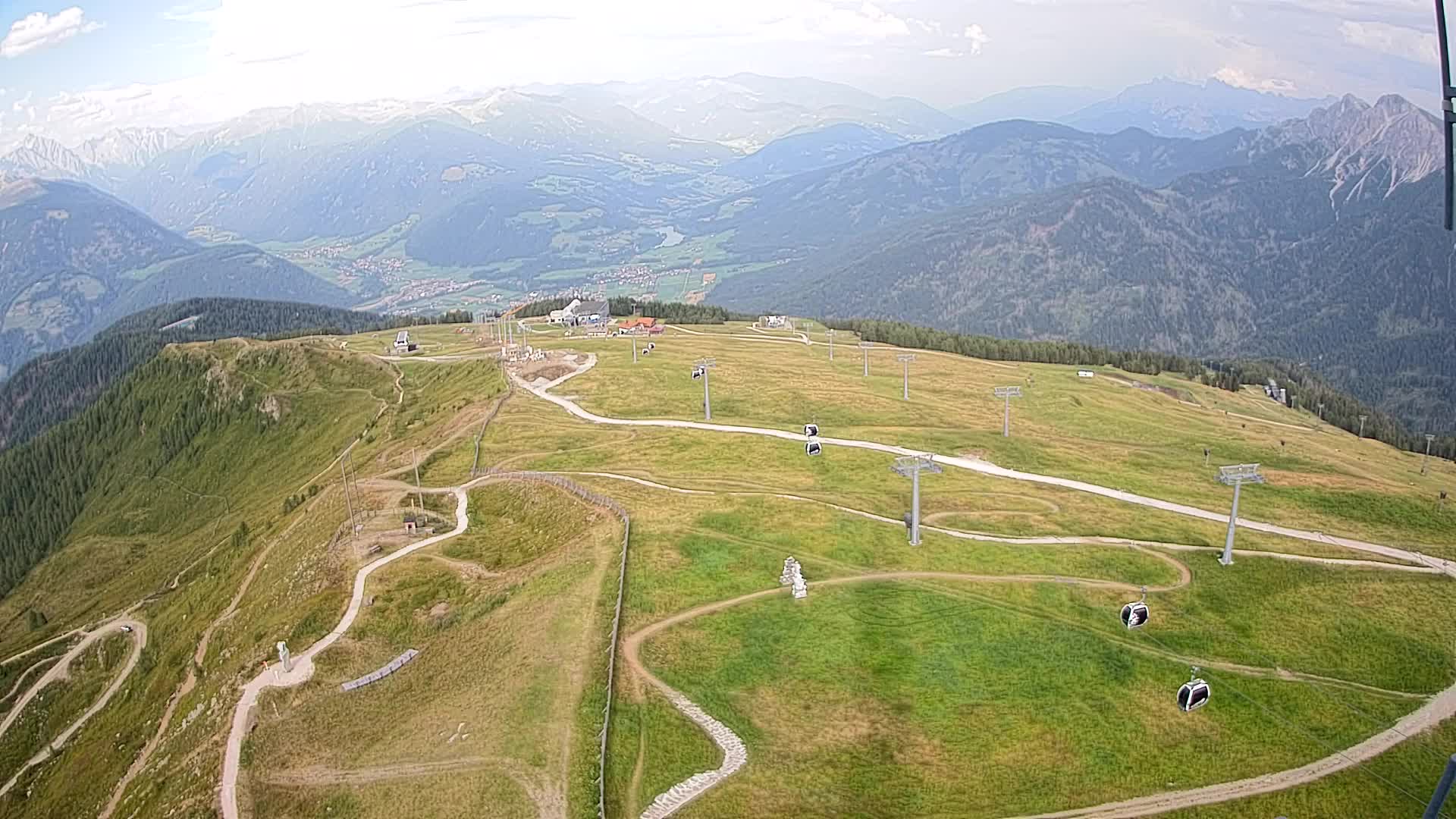 Kronplatz-Gipfel | Blick nach Olang – Valdaora