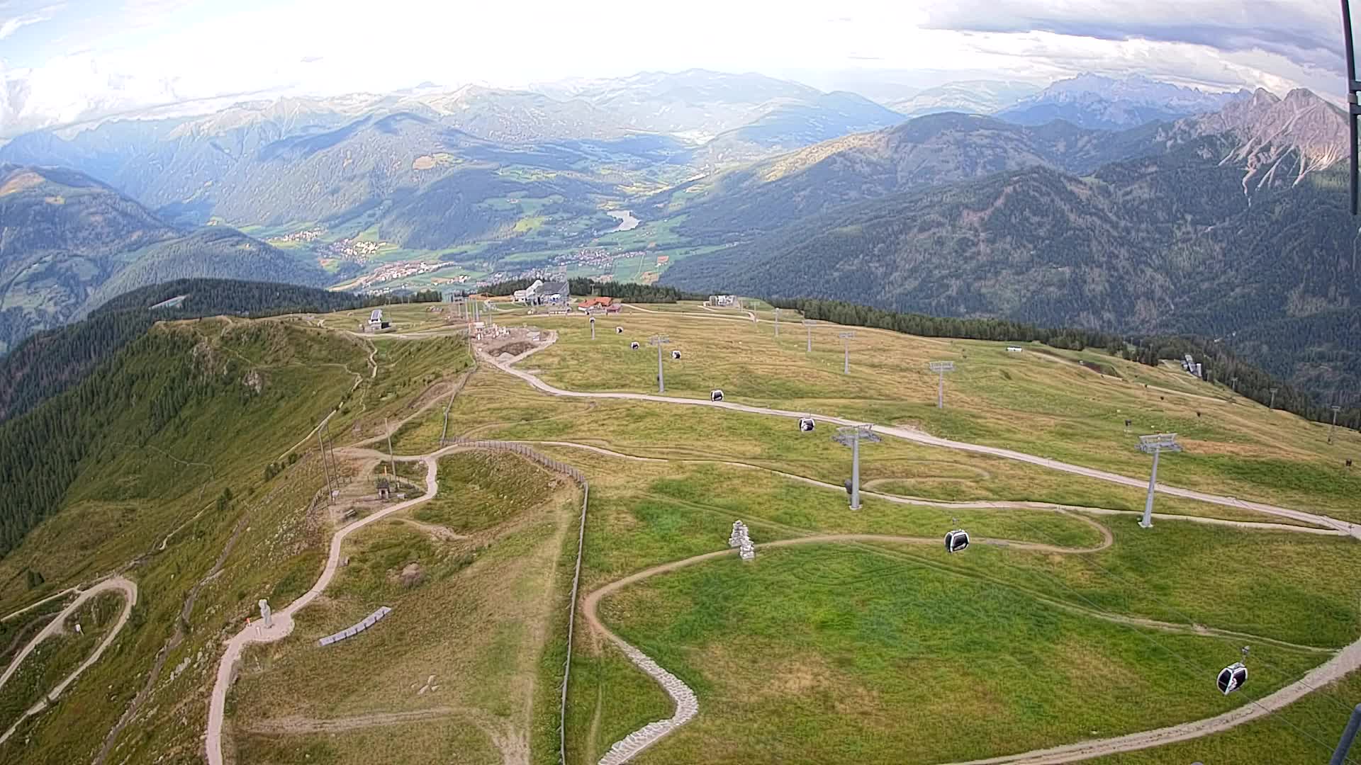 Kronplatz-Gipfel | Blick nach Olang – Valdaora