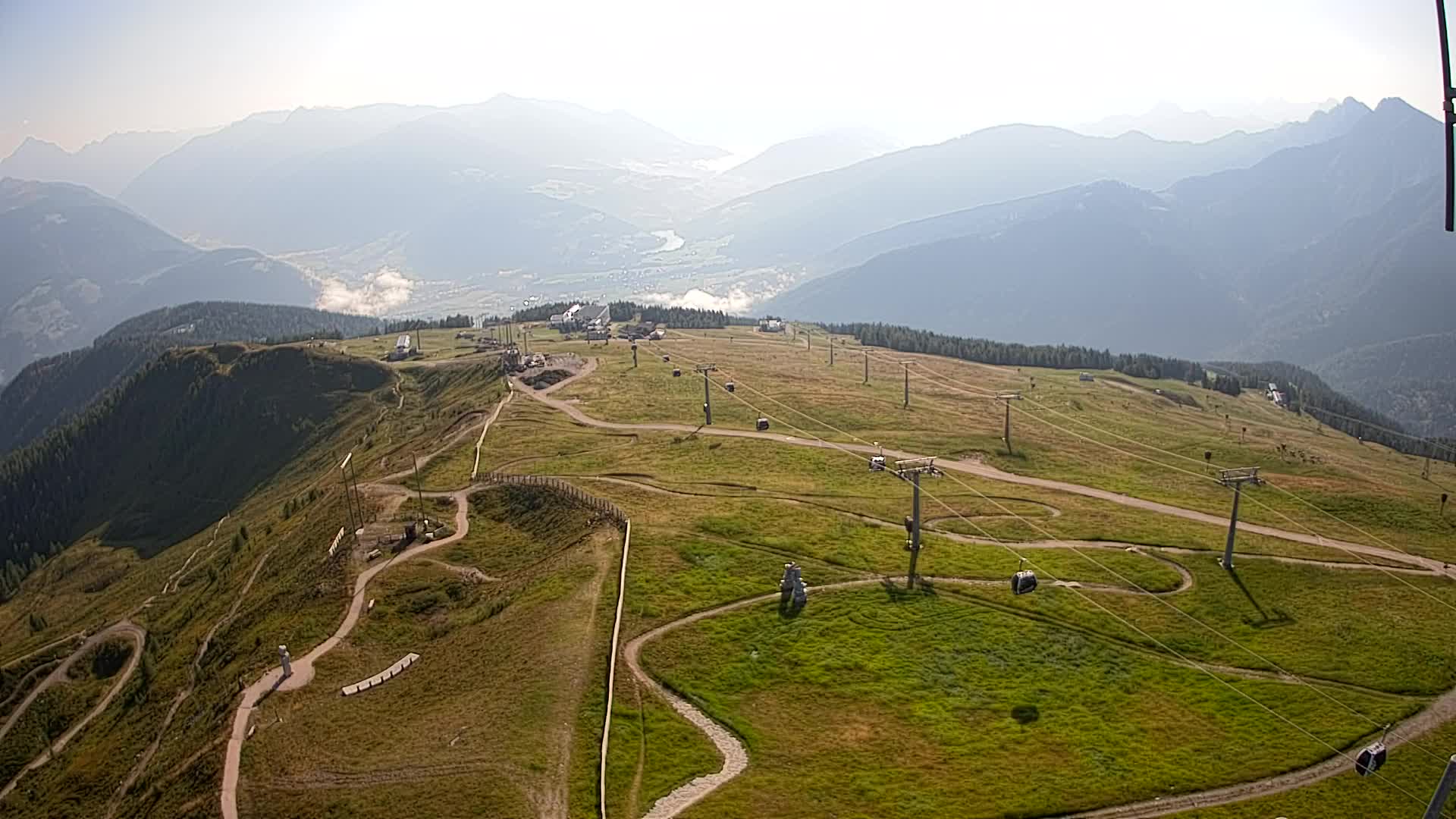 Kronplatz-Gipfel | Blick nach Olang – Valdaora