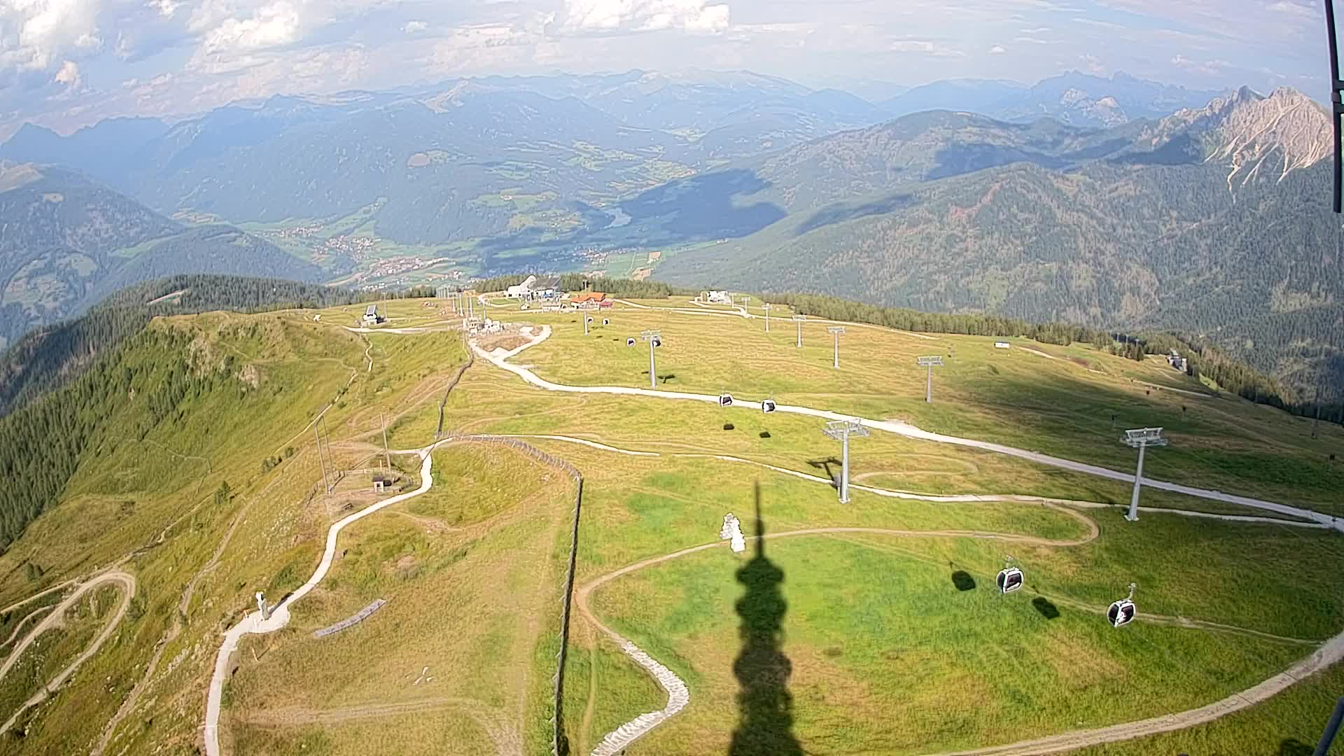 Kronplatz-Gipfel | Blick nach Olang – Valdaora