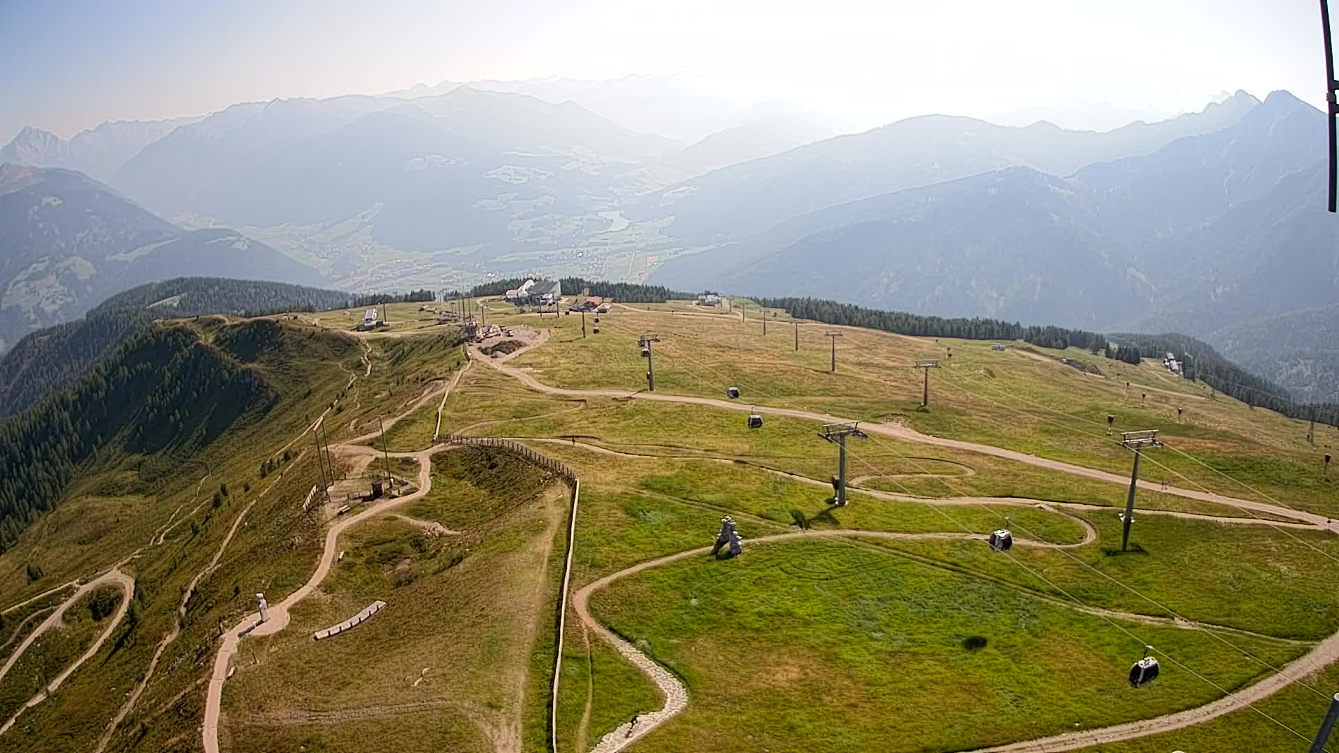 Kronplatz-Gipfel | Blick nach Olang – Valdaora