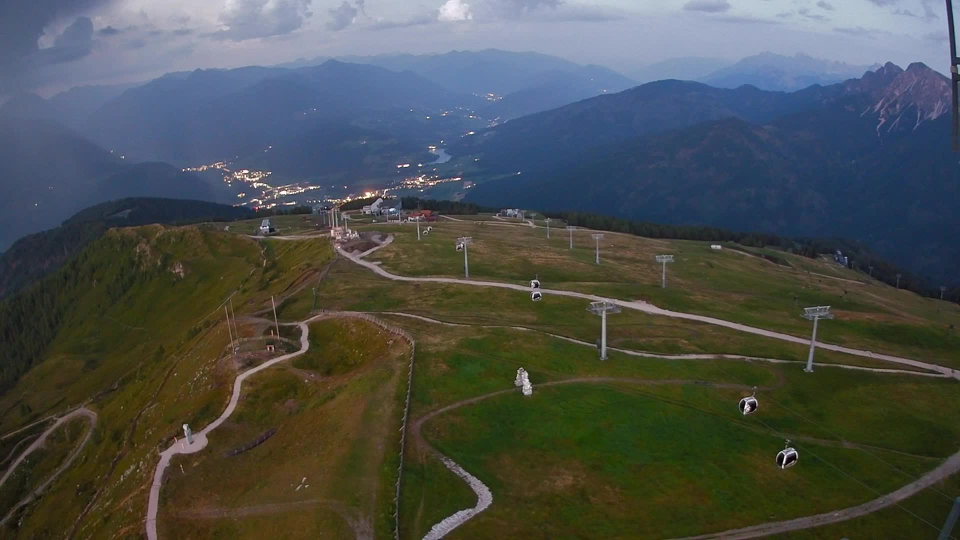 Kronplatz-Gipfel | Blick nach Olang – Valdaora