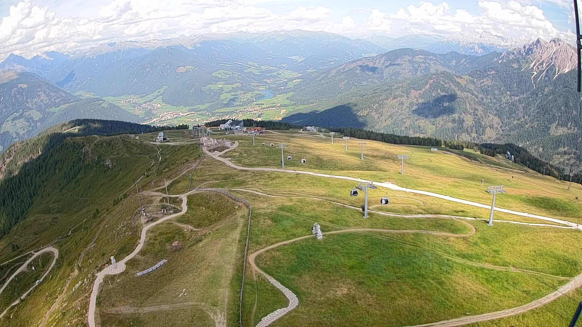Kronplatz-Gipfel | Blick nach Olang – Valdaora