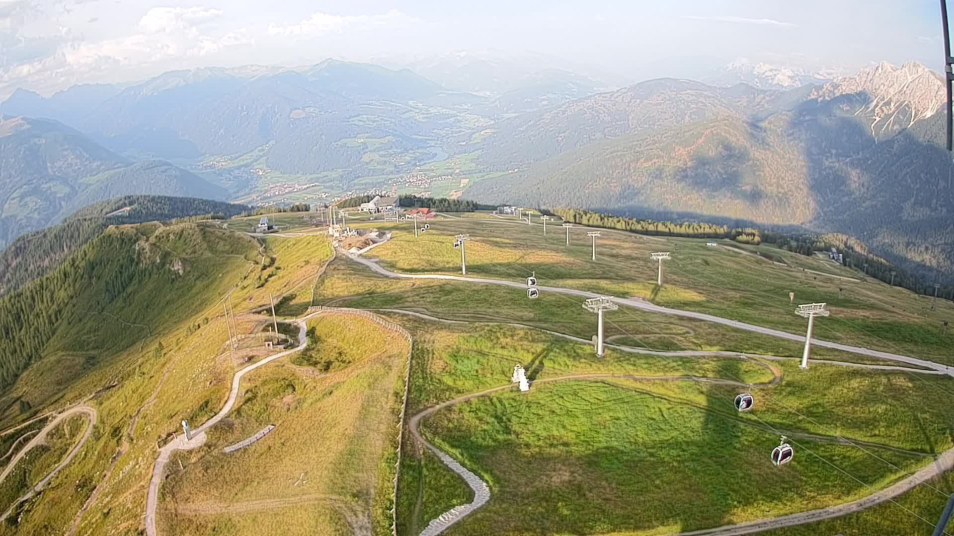 Kronplatz-Gipfel | Blick nach Olang – Valdaora