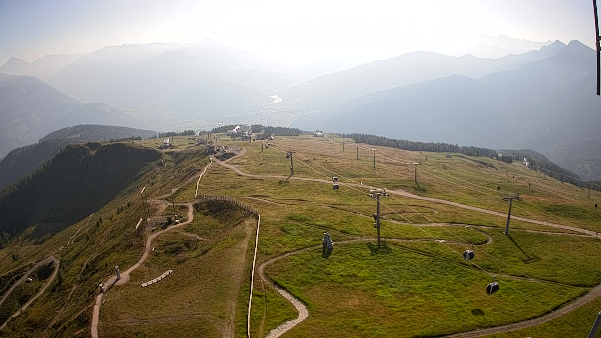 Kronplatz-Gipfel | Blick nach Olang – Valdaora