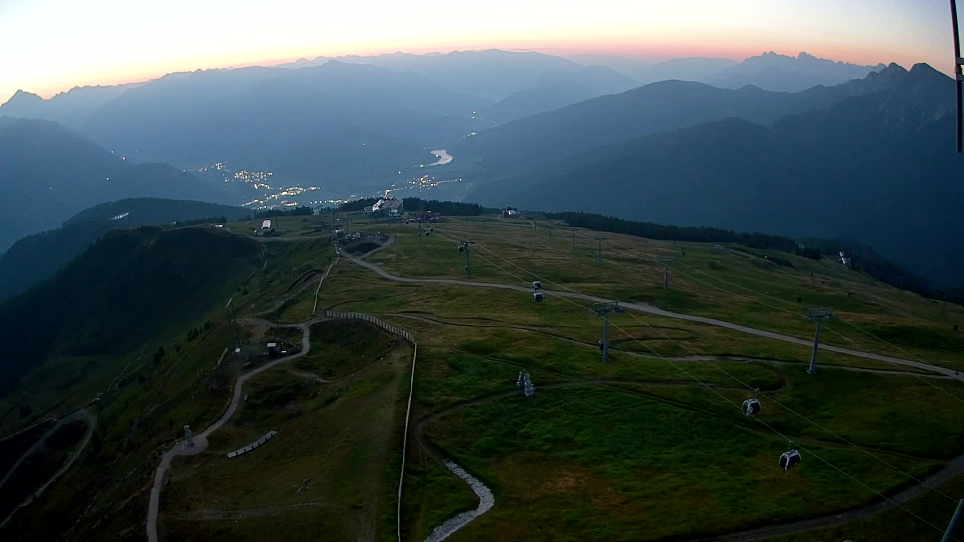 Kronplatz-Gipfel | Blick nach Olang – Valdaora