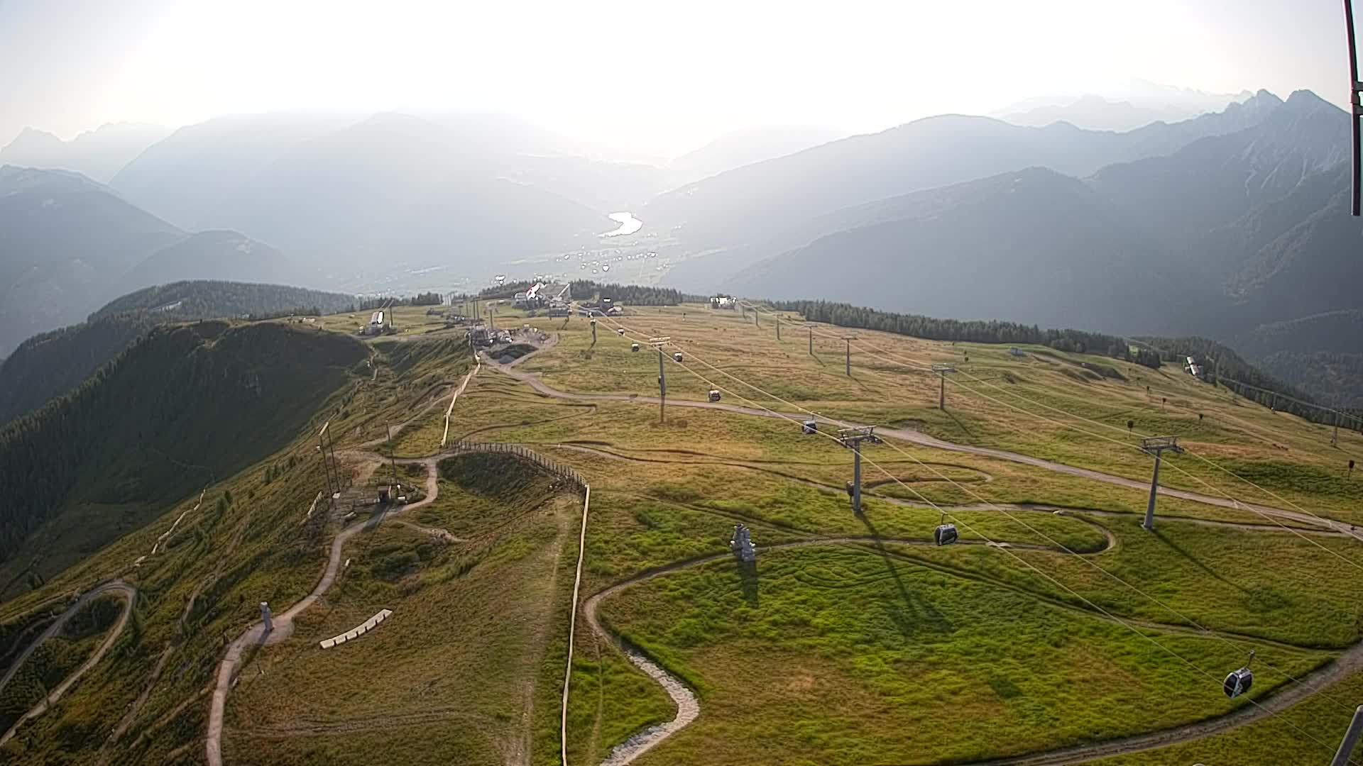 Kronplatz-Gipfel | Blick nach Olang – Valdaora