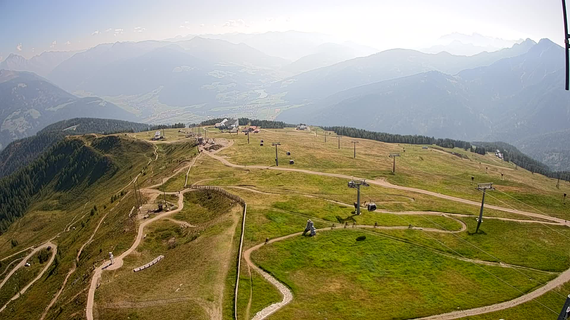 Kronplatz-Gipfel | Blick nach Olang – Valdaora