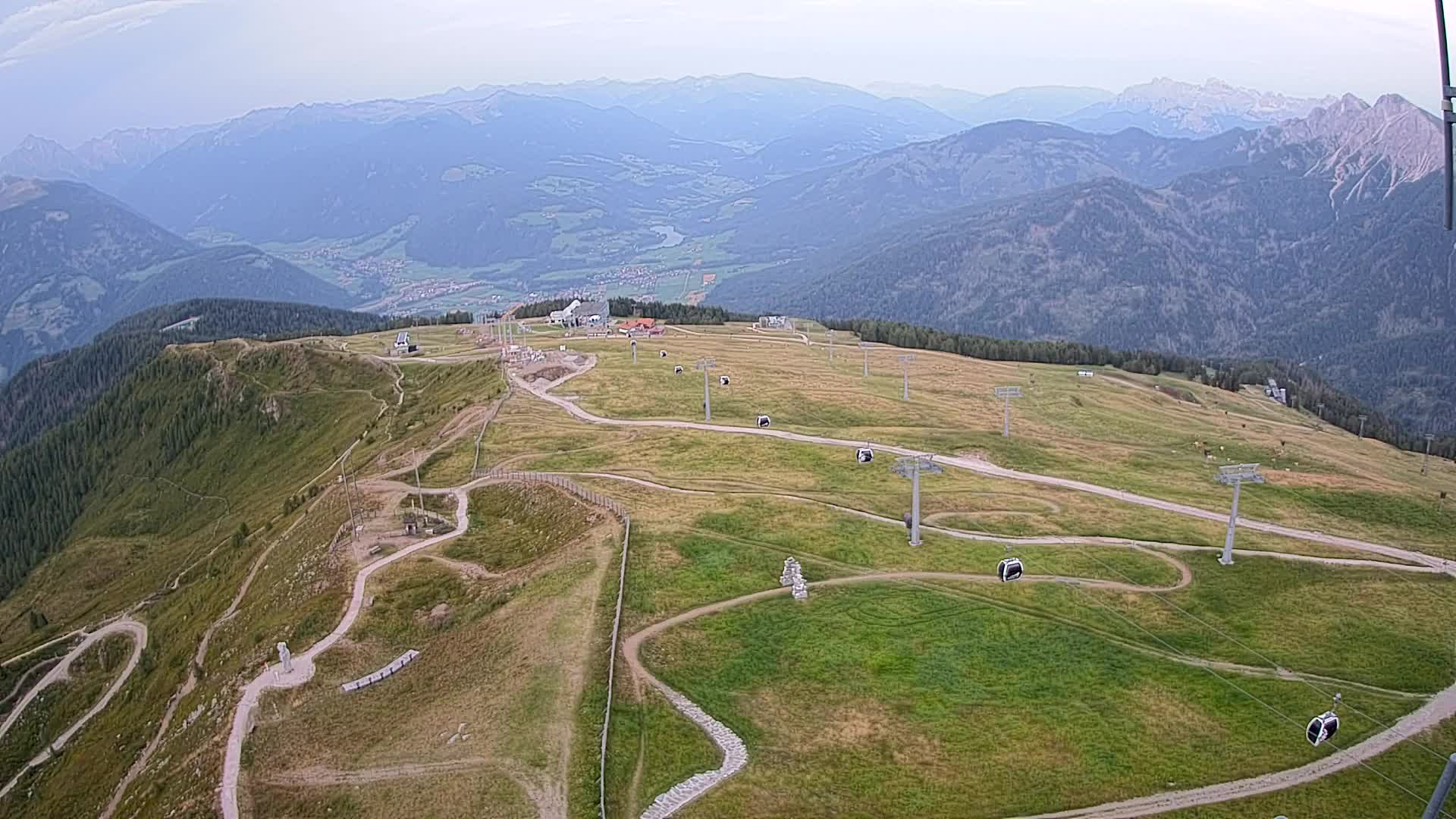 Kronplatz-Gipfel | Blick nach Olang – Valdaora