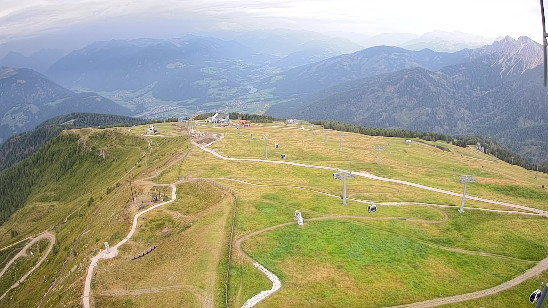Kronplatz-Gipfel | Blick nach Olang – Valdaora
