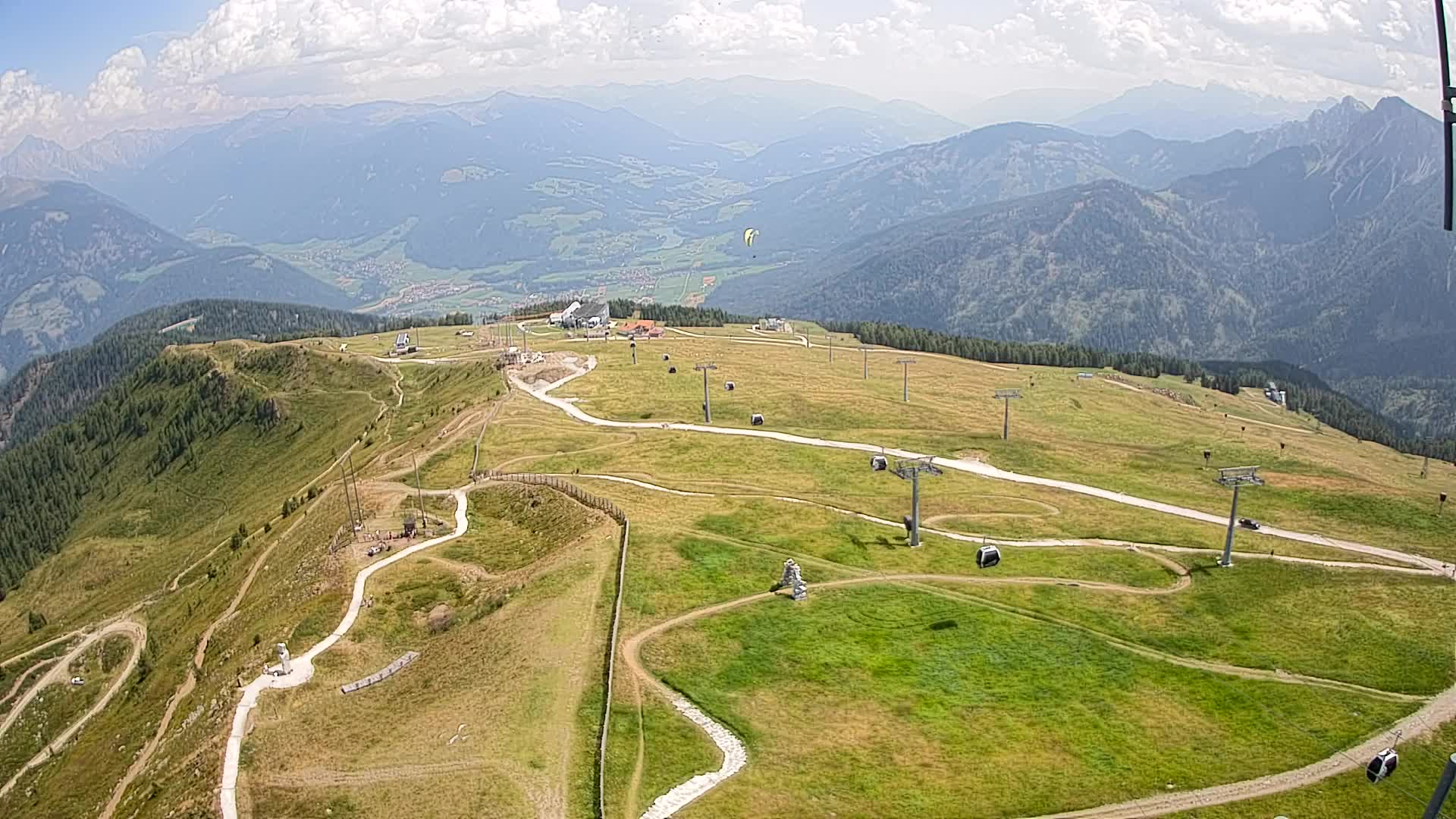 Kronplatz-Gipfel | Blick nach Olang – Valdaora