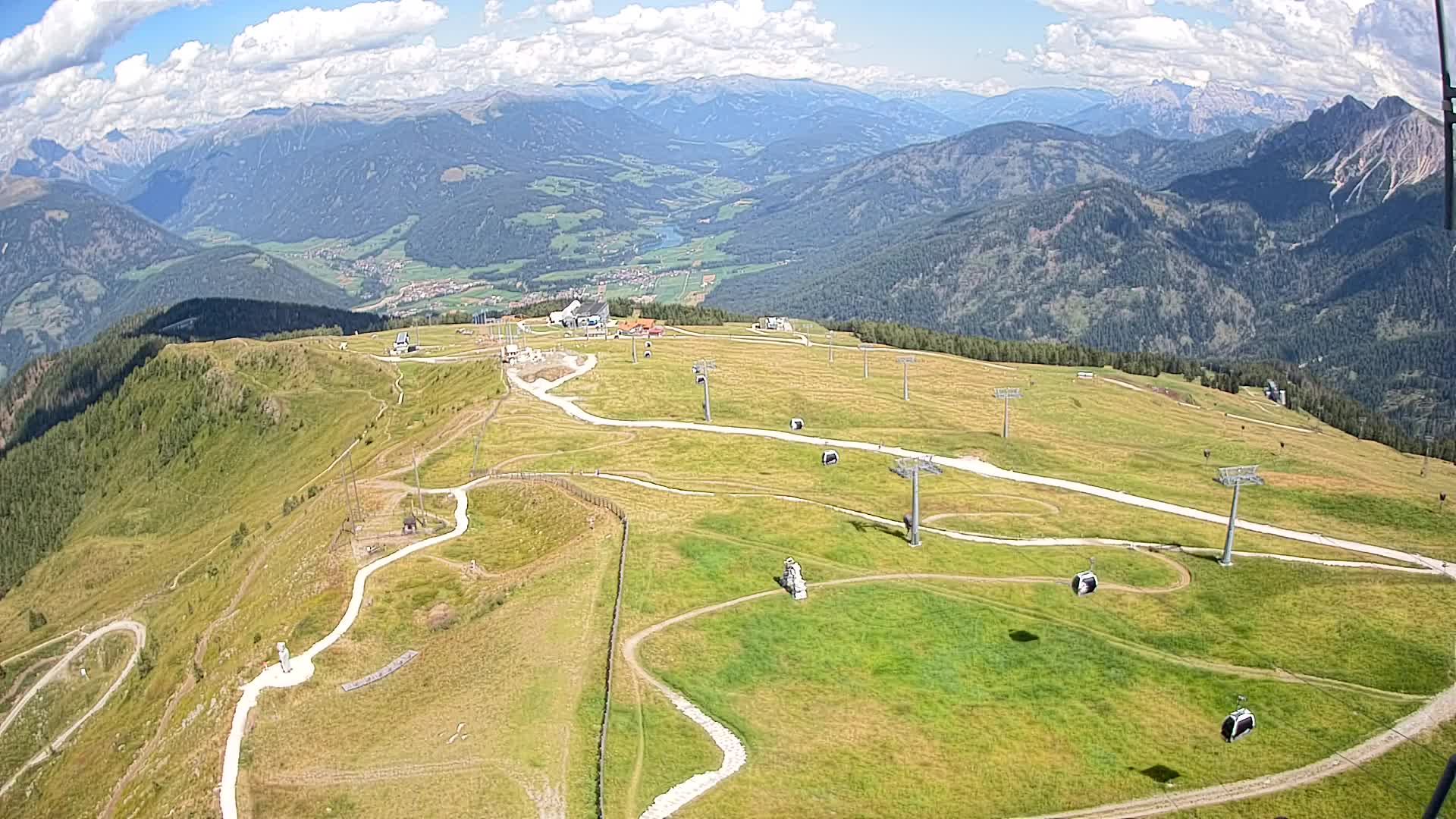 Kronplatz-Gipfel | Blick nach Olang – Valdaora