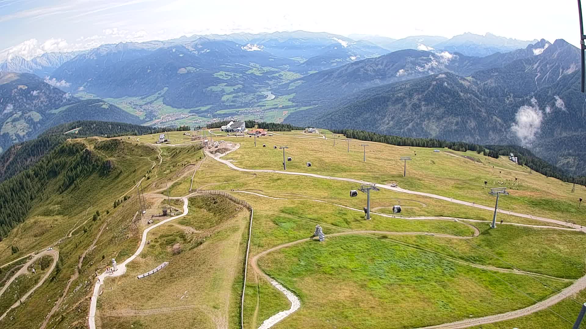 Kronplatz-Gipfel | Blick nach Olang – Valdaora