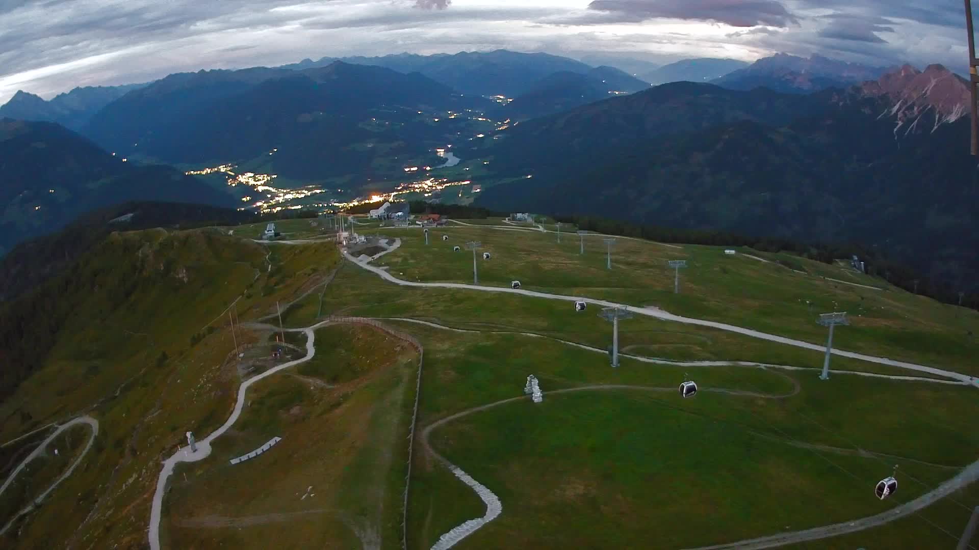 Kronplatz-Gipfel | Blick nach Olang – Valdaora