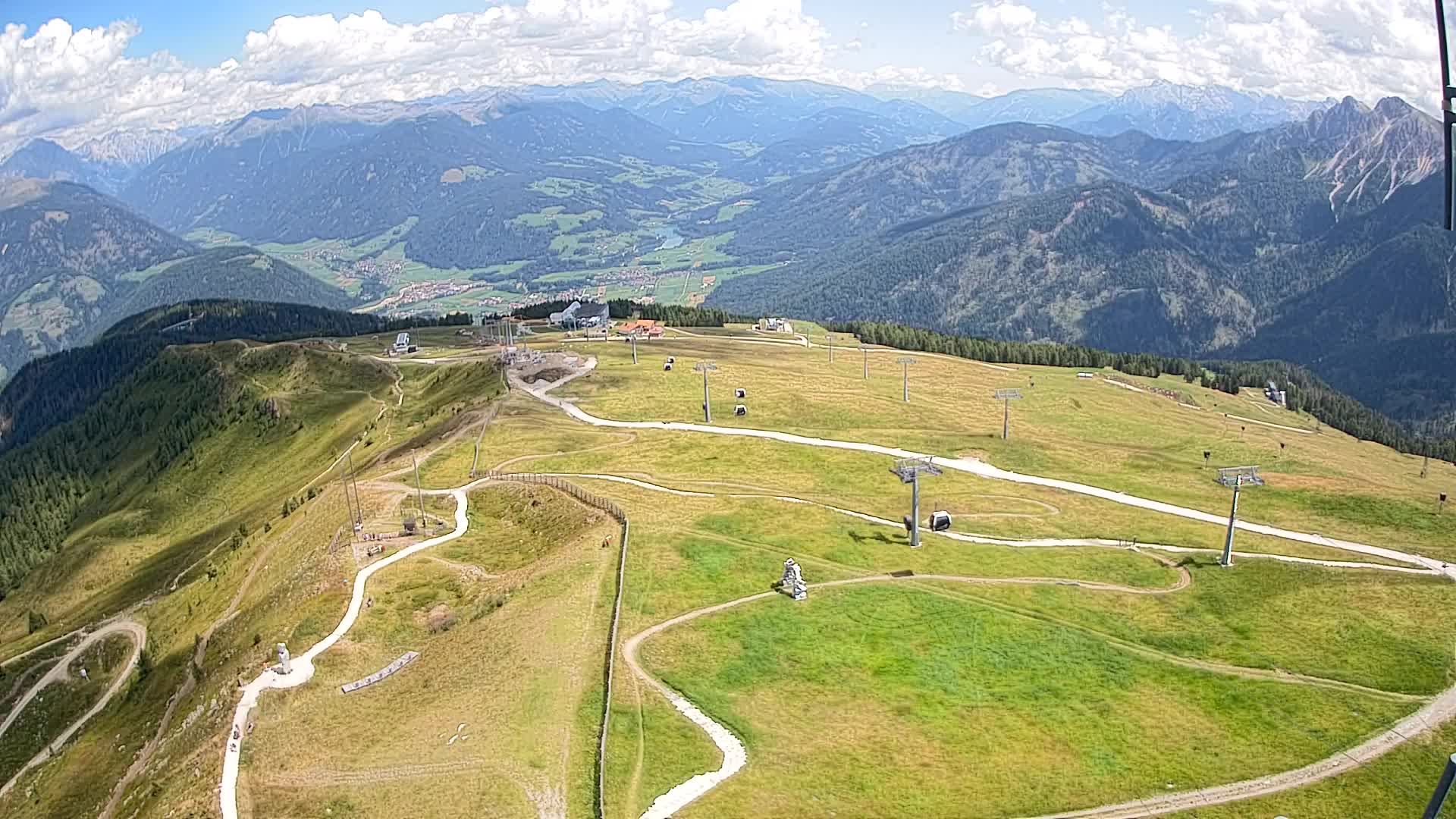 Kronplatz-Gipfel | Blick nach Olang – Valdaora