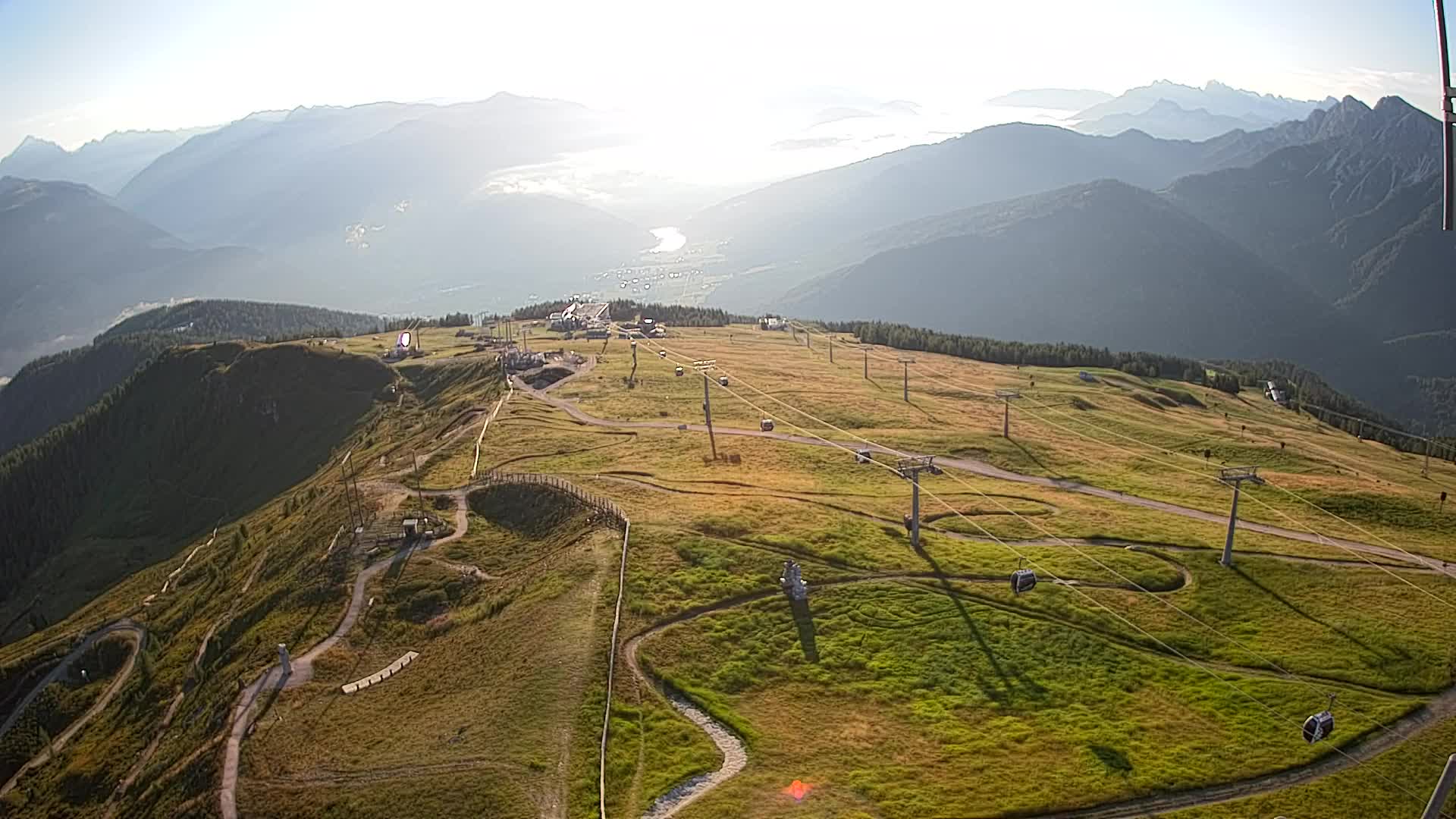 Kronplatz-Gipfel | Blick nach Olang – Valdaora