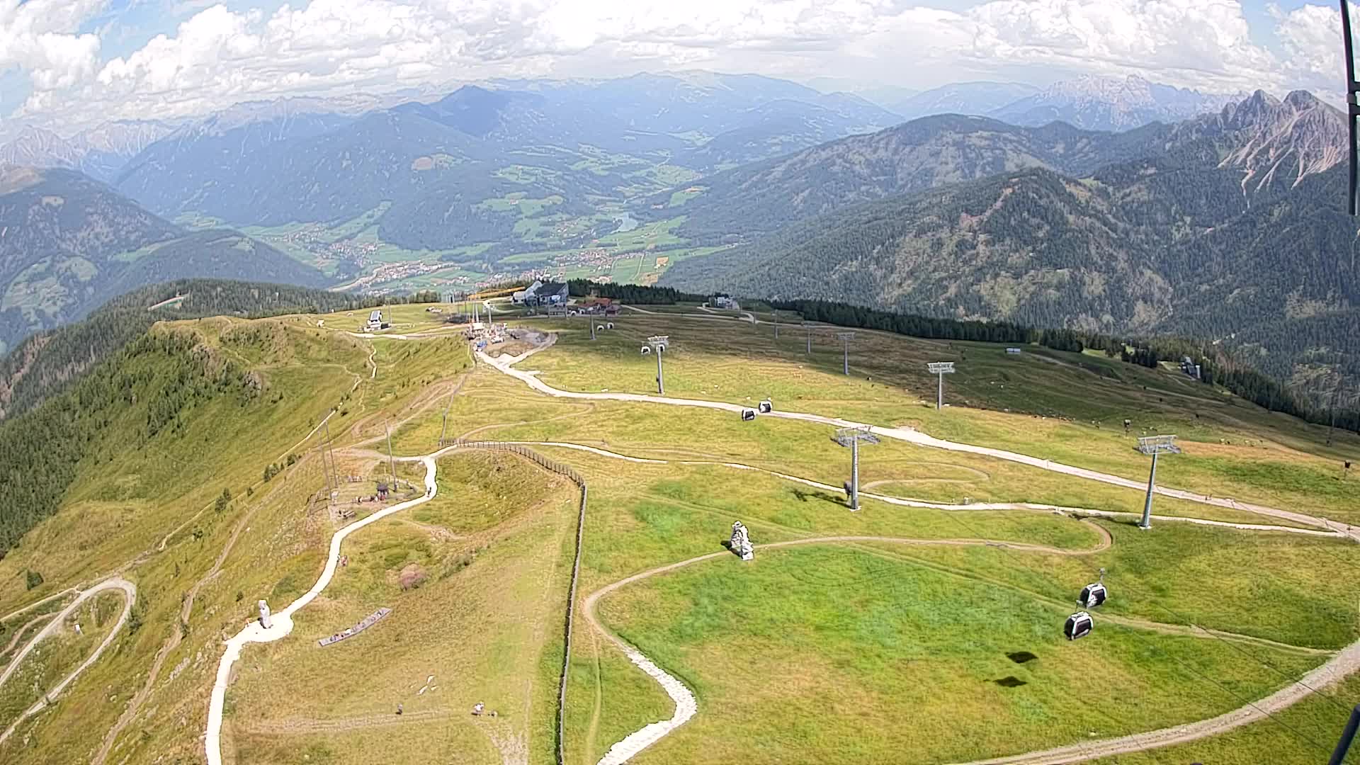 Kronplatz-Gipfel | Blick nach Olang – Valdaora
