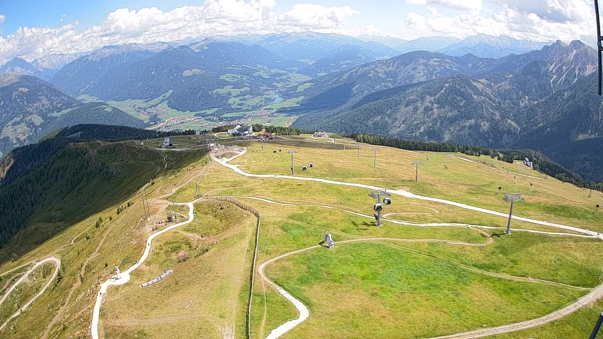 Kronplatz-Gipfel | Blick nach Olang – Valdaora
