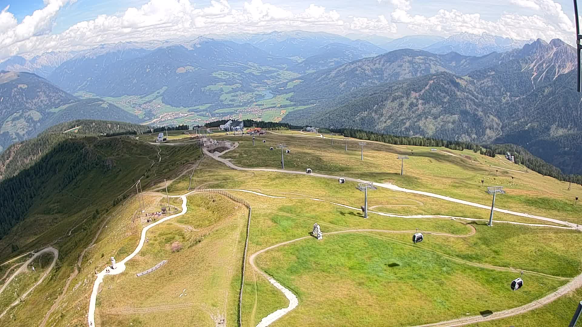 Kronplatz-Gipfel | Blick nach Olang – Valdaora
