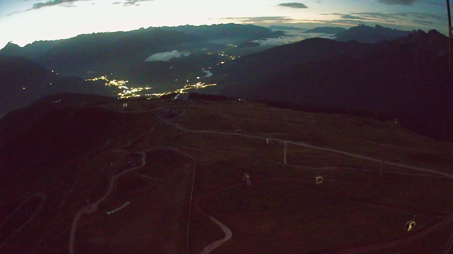 Kronplatz-Gipfel | Blick nach Olang – Valdaora