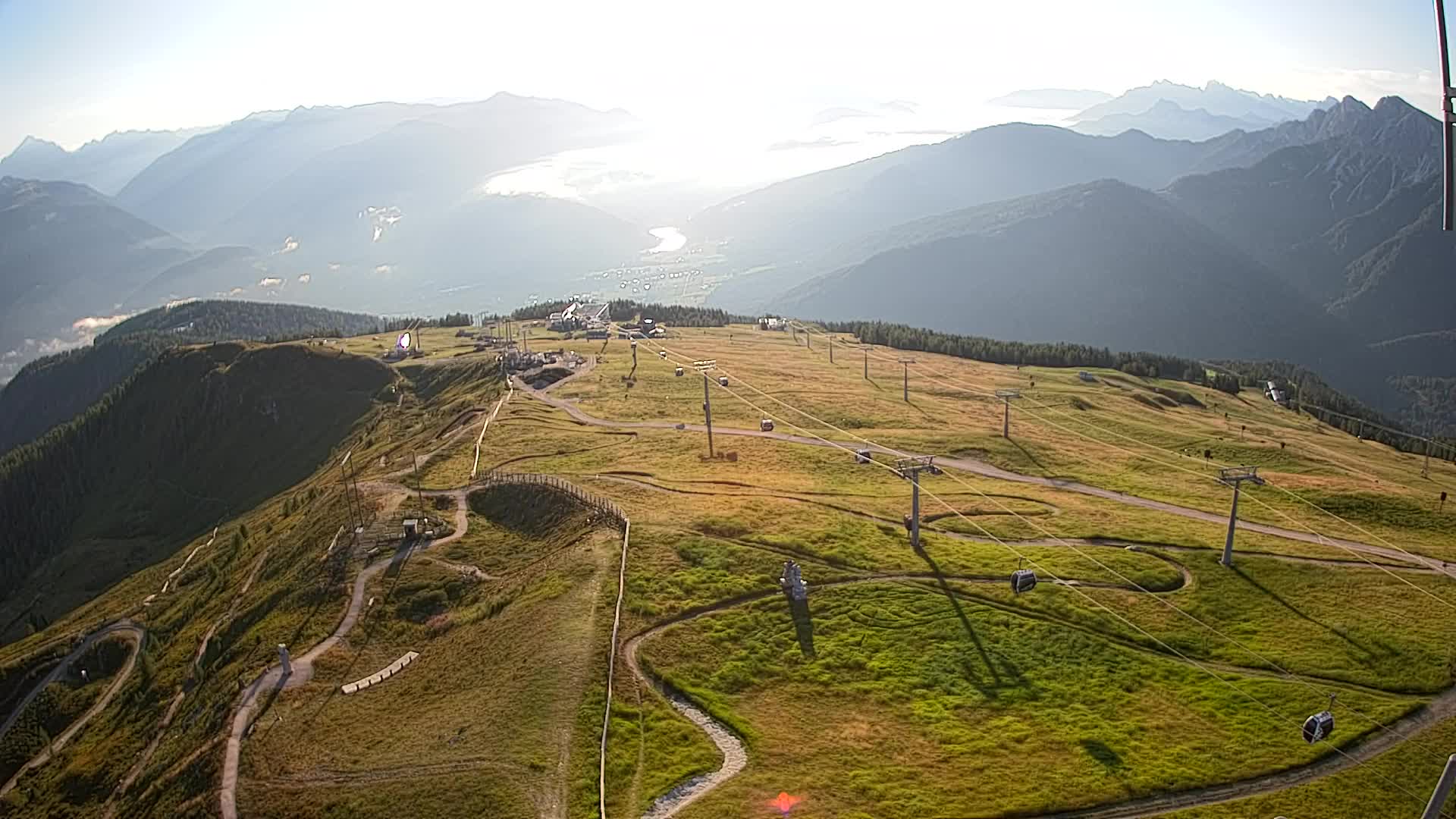 Kronplatz-Gipfel | Blick nach Olang – Valdaora