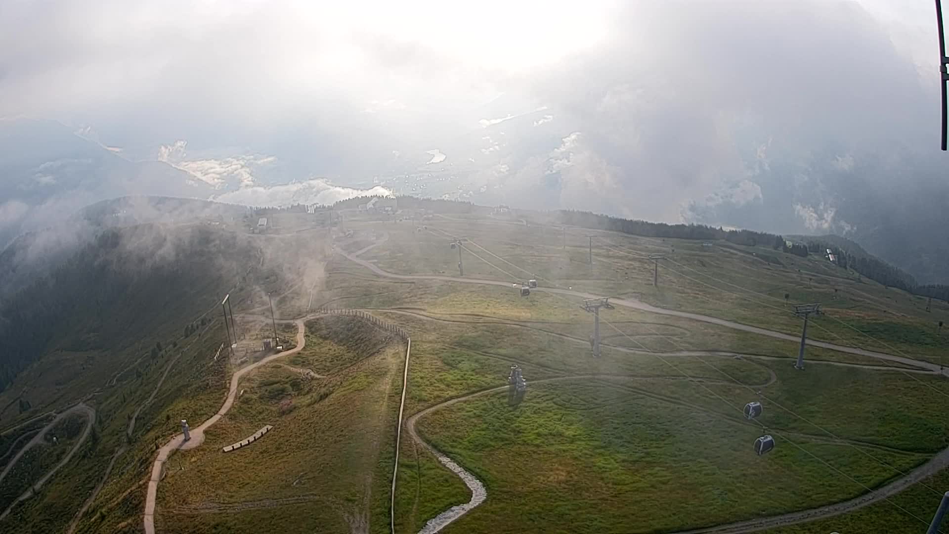 Kronplatz-Gipfel | Blick nach Olang – Valdaora