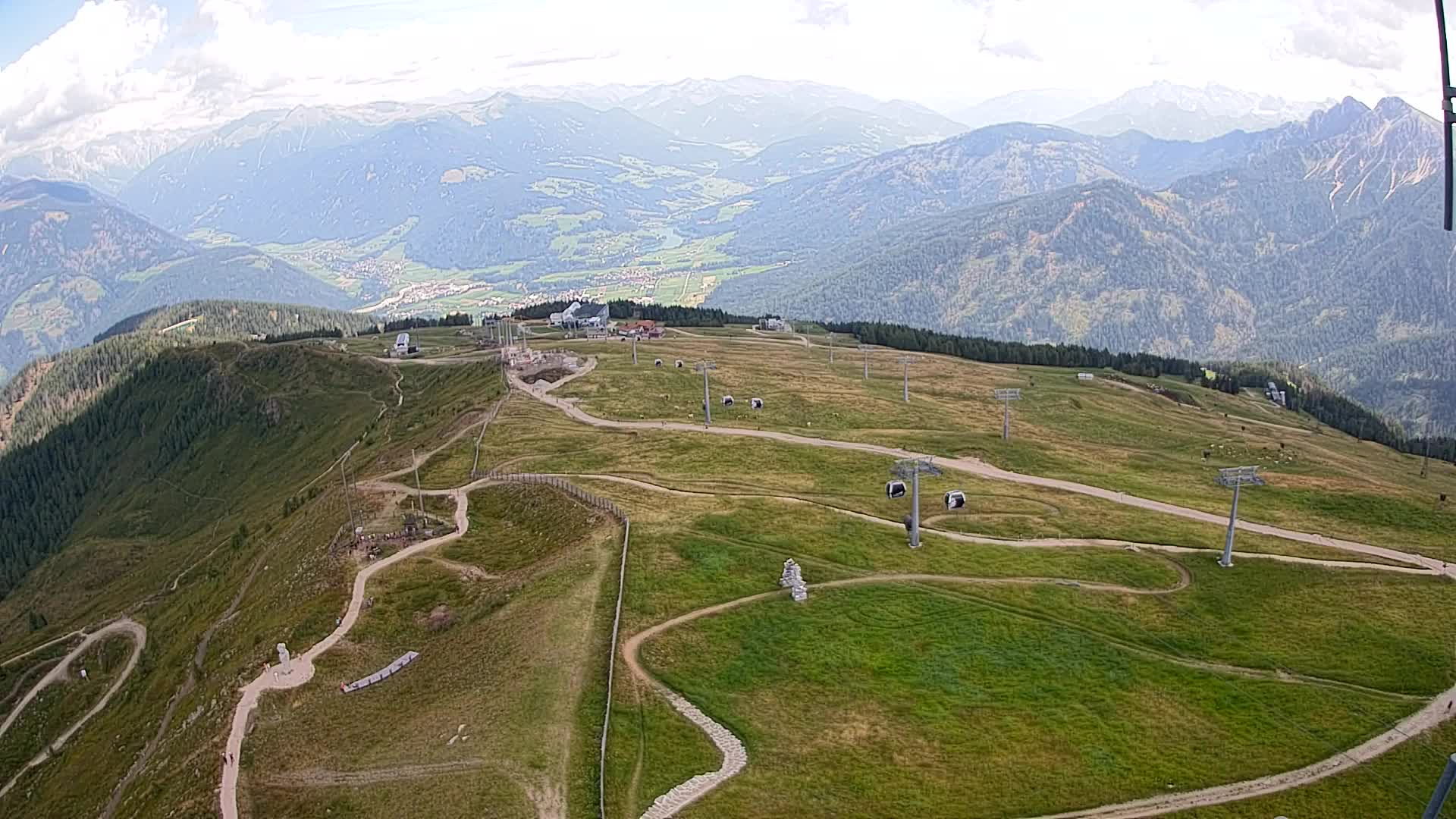 Kronplatz-Gipfel | Blick nach Olang – Valdaora