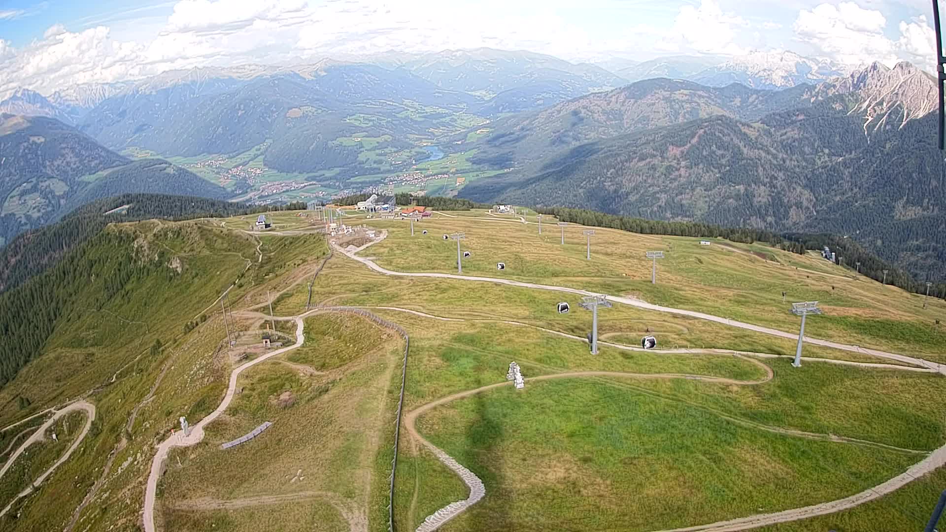 Kronplatz-Gipfel | Blick nach Olang – Valdaora