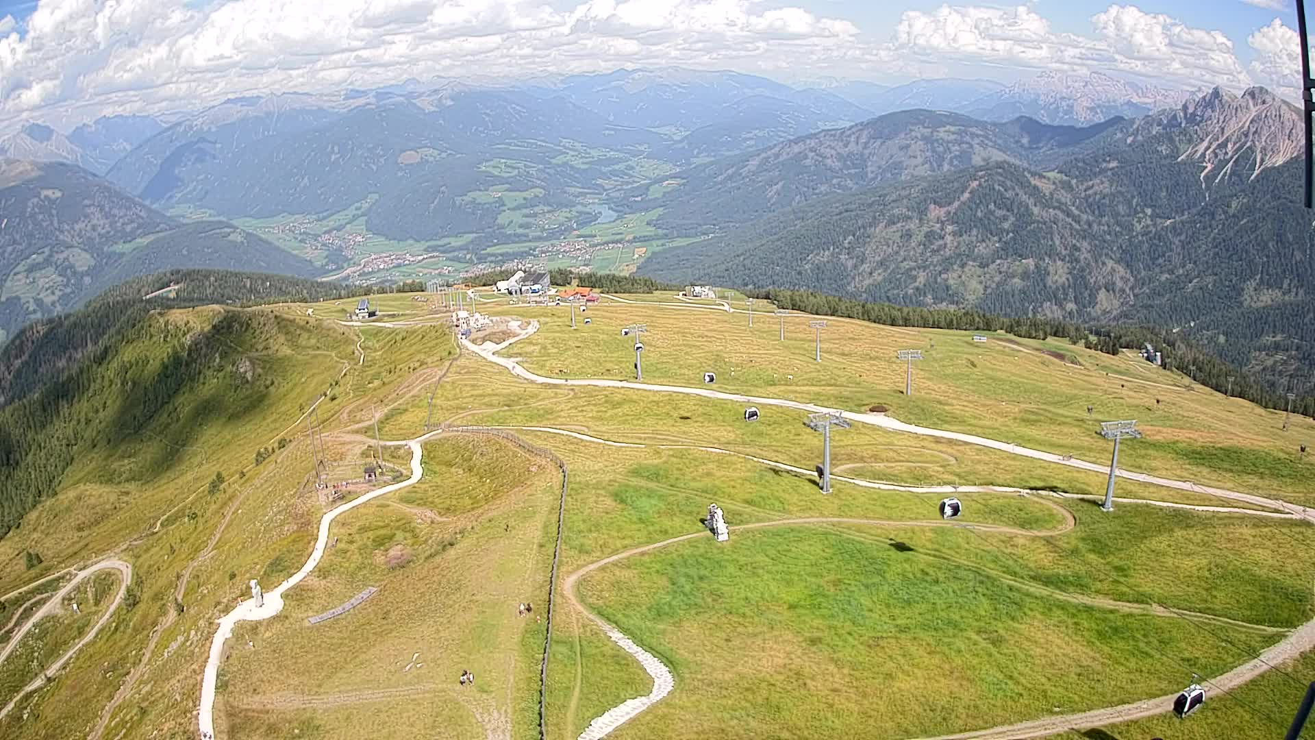Kronplatz-Gipfel | Blick nach Olang – Valdaora