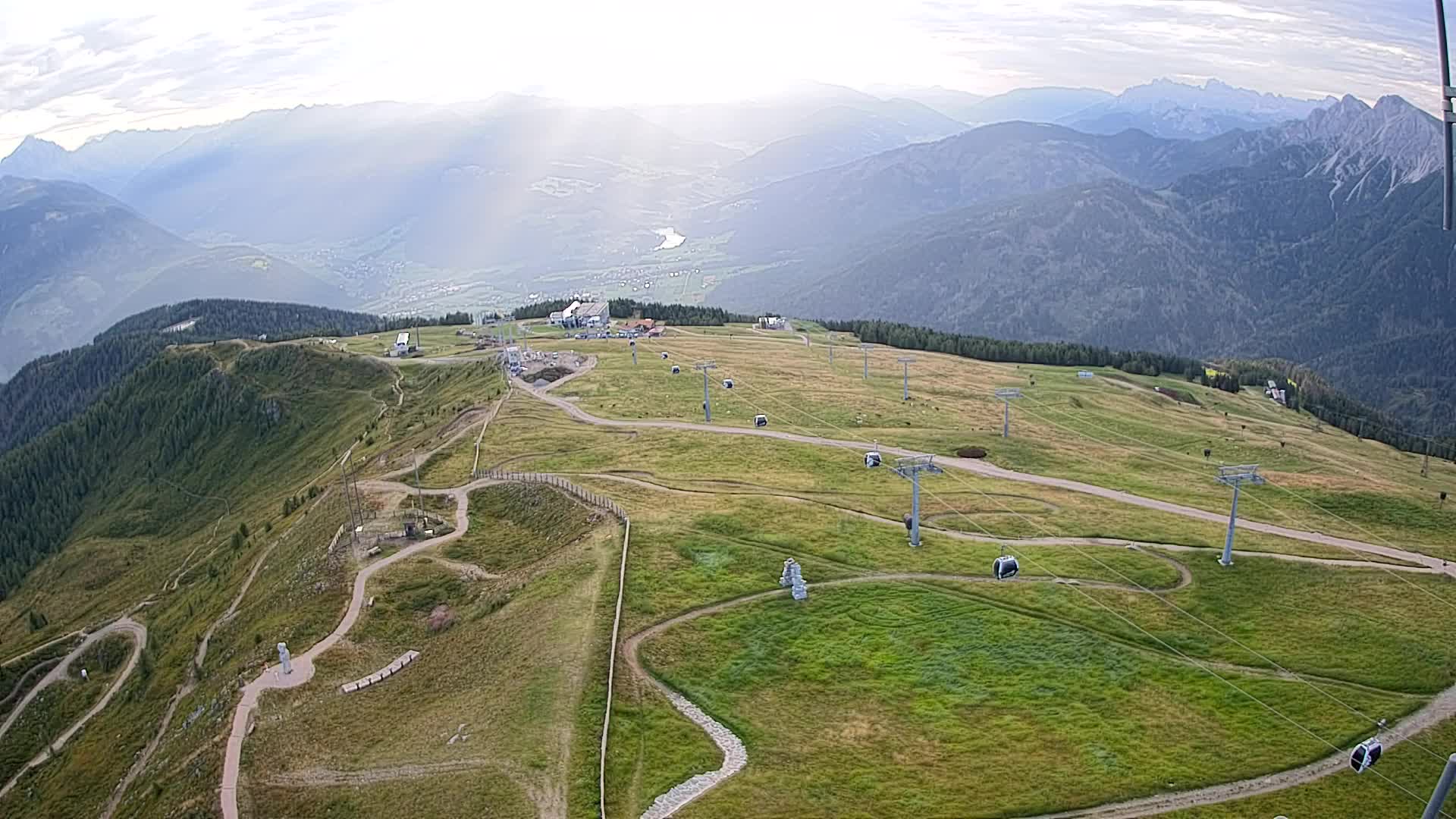 Kronplatz-Gipfel | Blick nach Olang – Valdaora