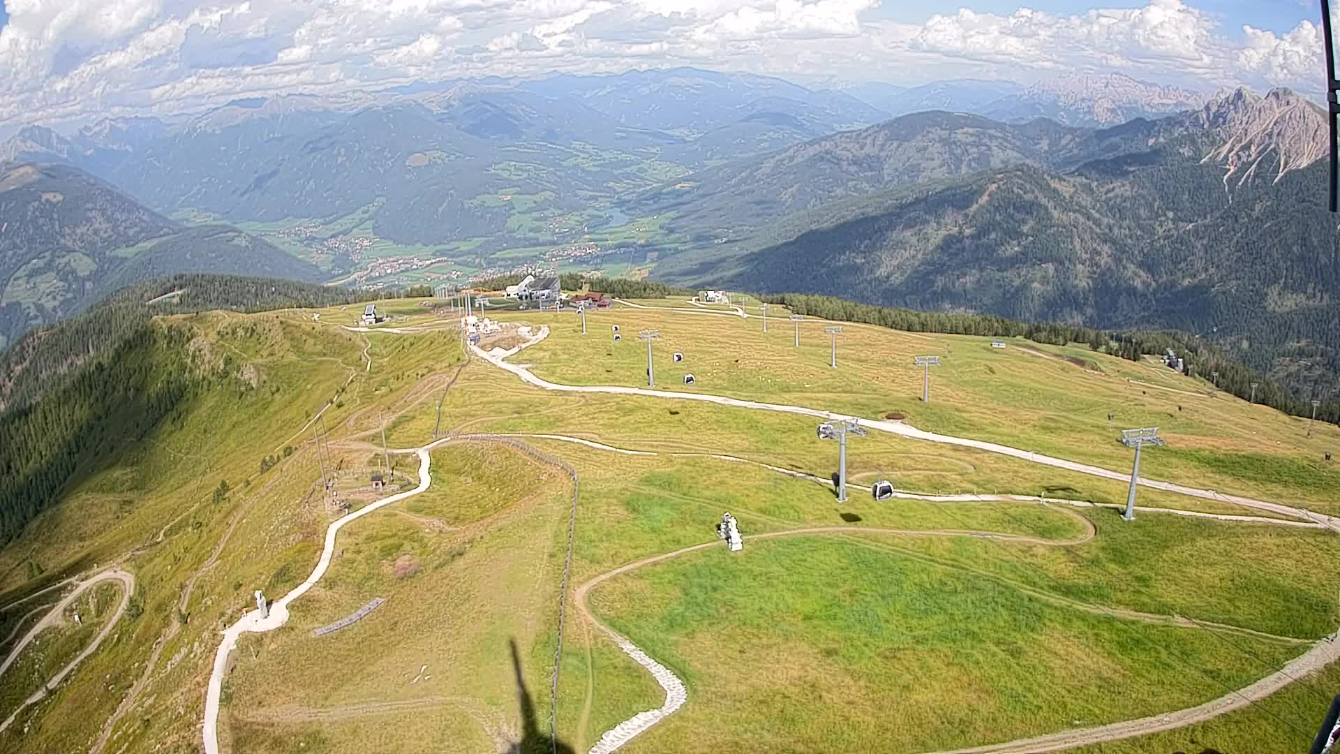 Kronplatz-Gipfel | Blick nach Olang – Valdaora
