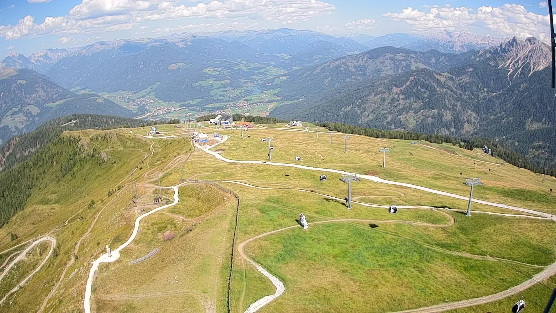 Kronplatz-Gipfel | Blick nach Olang – Valdaora