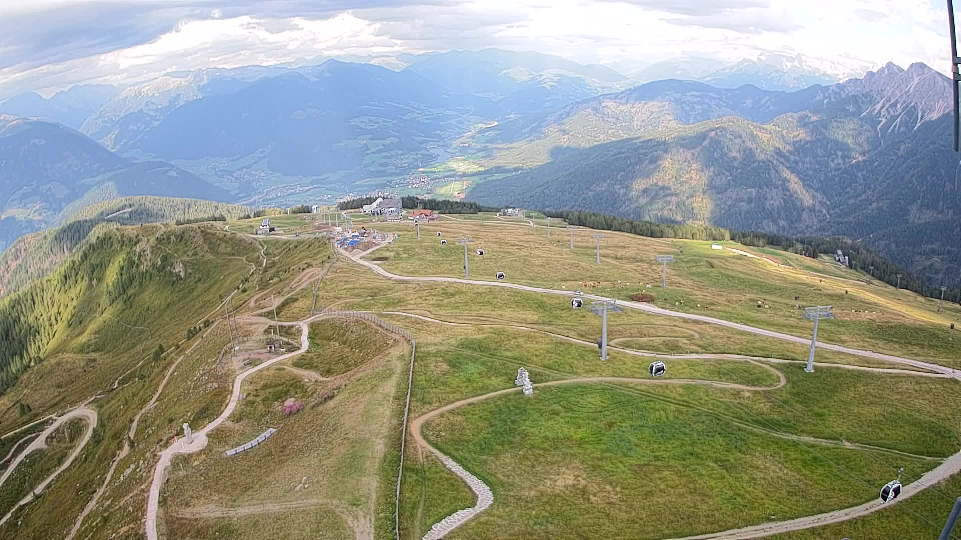 Kronplatz-Gipfel | Blick nach Olang – Valdaora