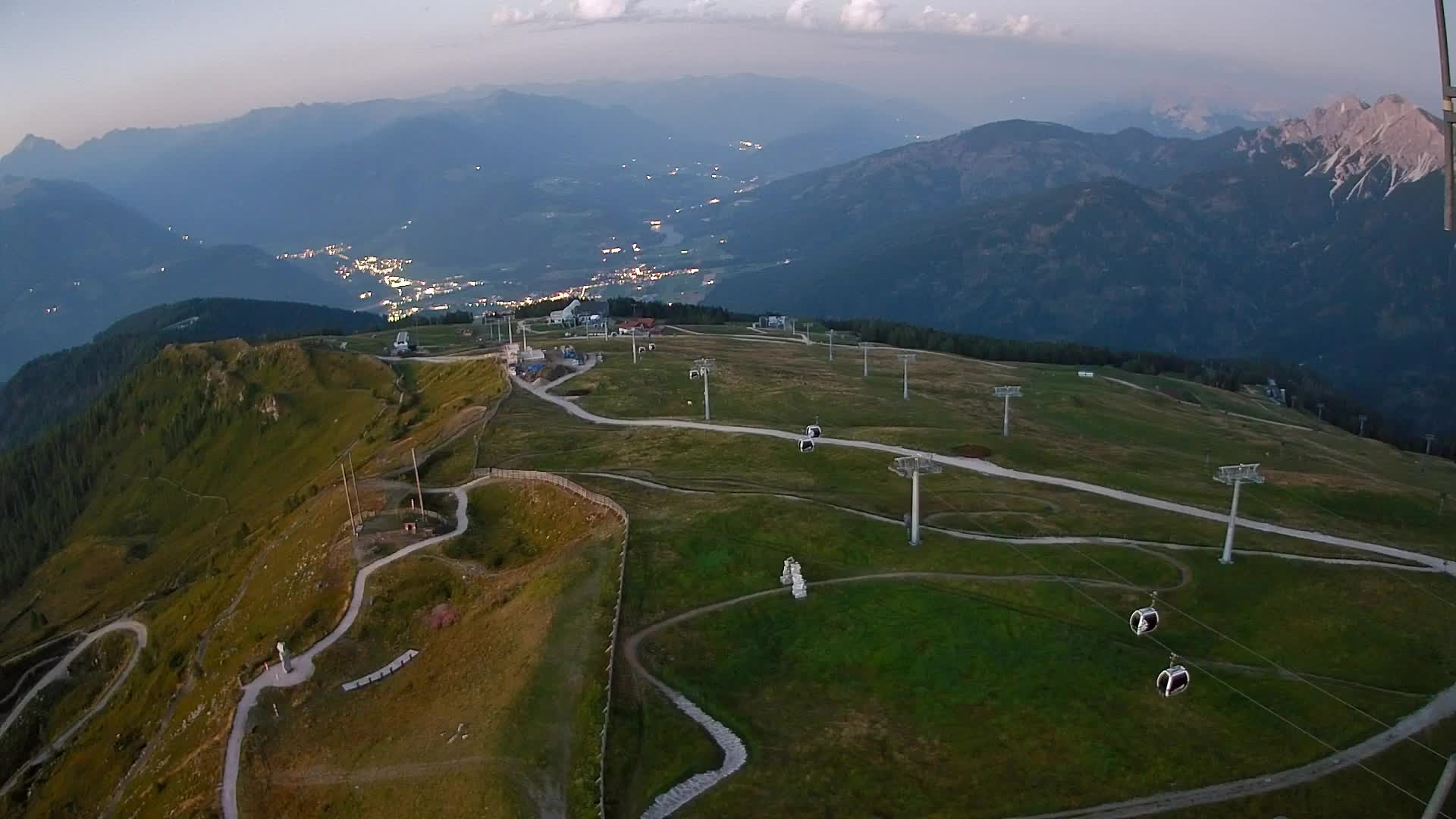 Kronplatz-Gipfel | Blick nach Olang – Valdaora