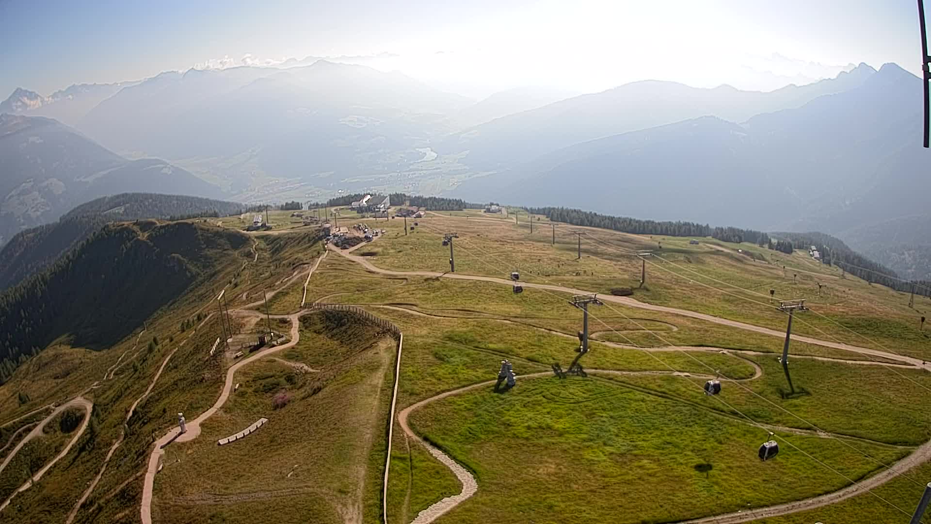 Kronplatz-Gipfel | Blick nach Olang – Valdaora