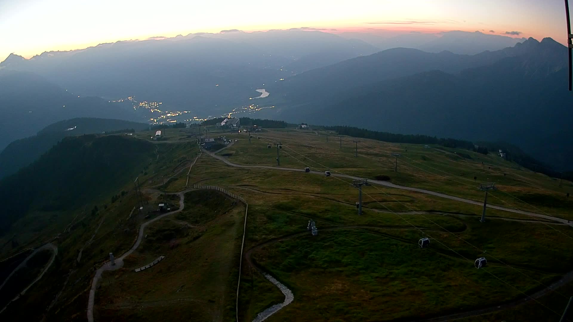 Kronplatz-Gipfel | Blick nach Olang – Valdaora