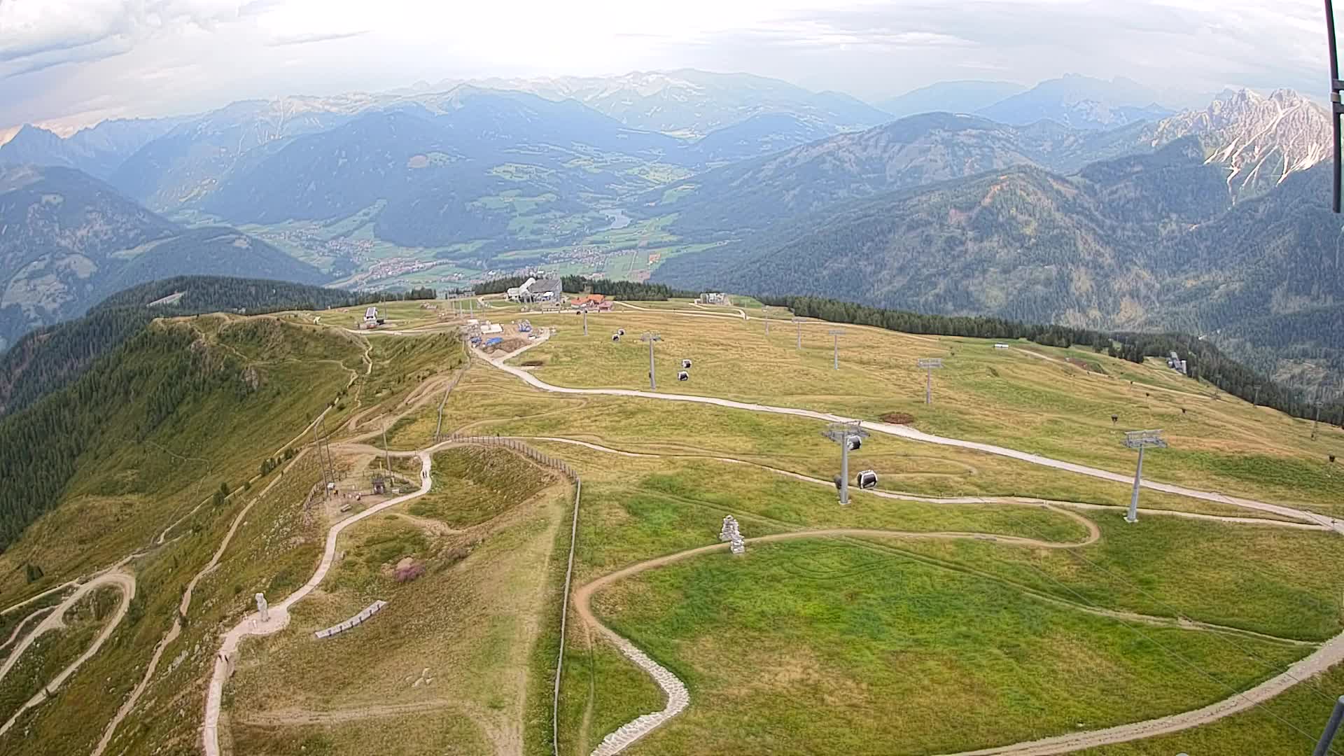 Kronplatz-Gipfel | Blick nach Olang – Valdaora