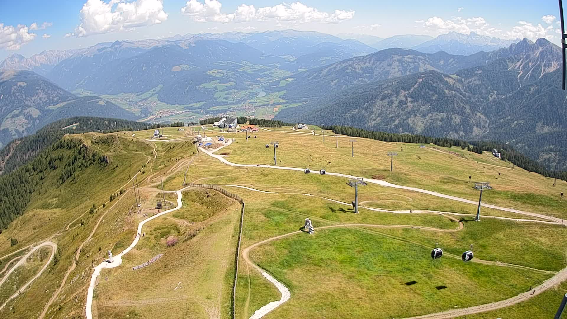 Sommet du Kronplatz | vue sur Valdaora – Olang