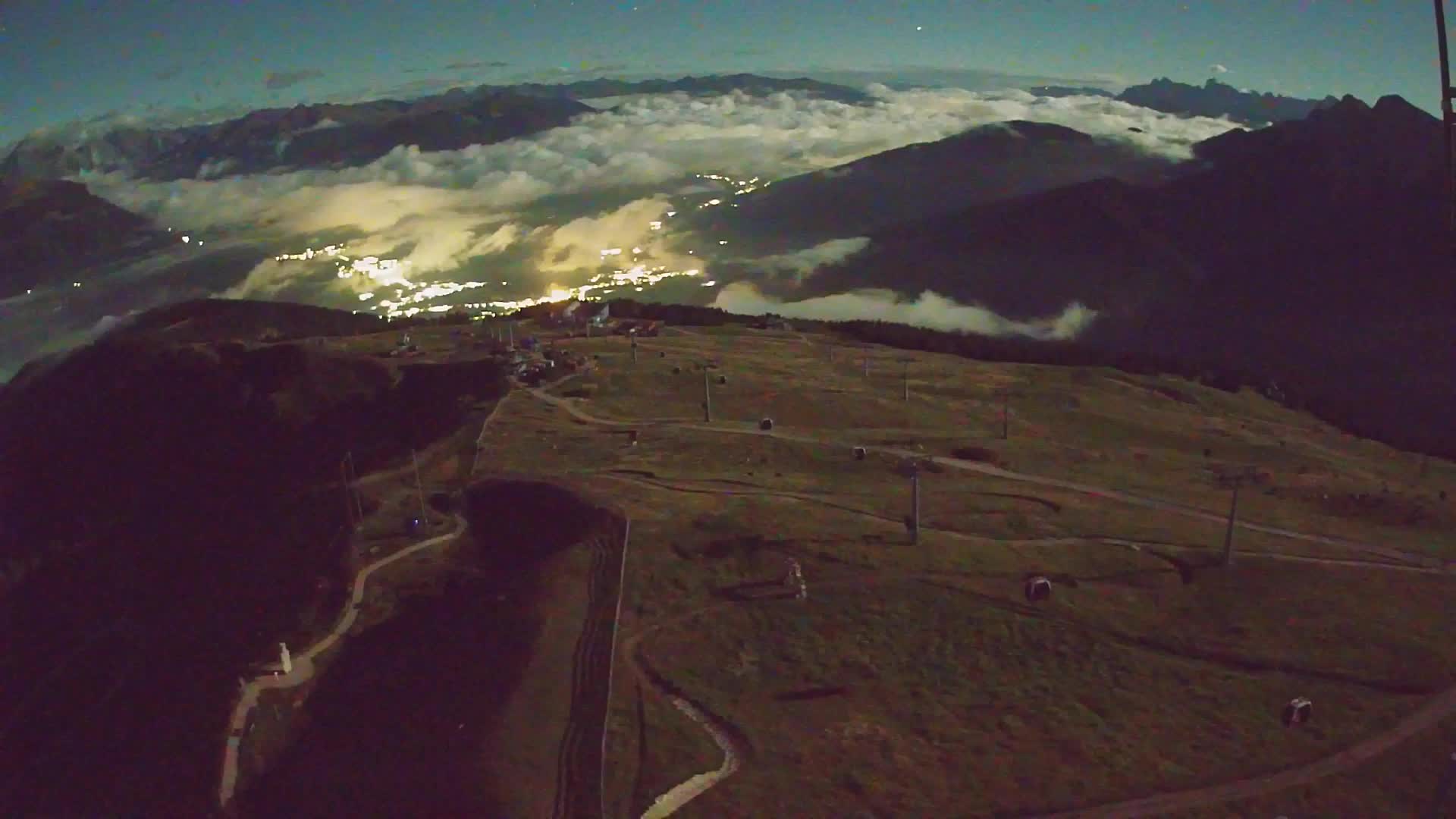 Kronplatz-Gipfel | Blick nach Olang – Valdaora