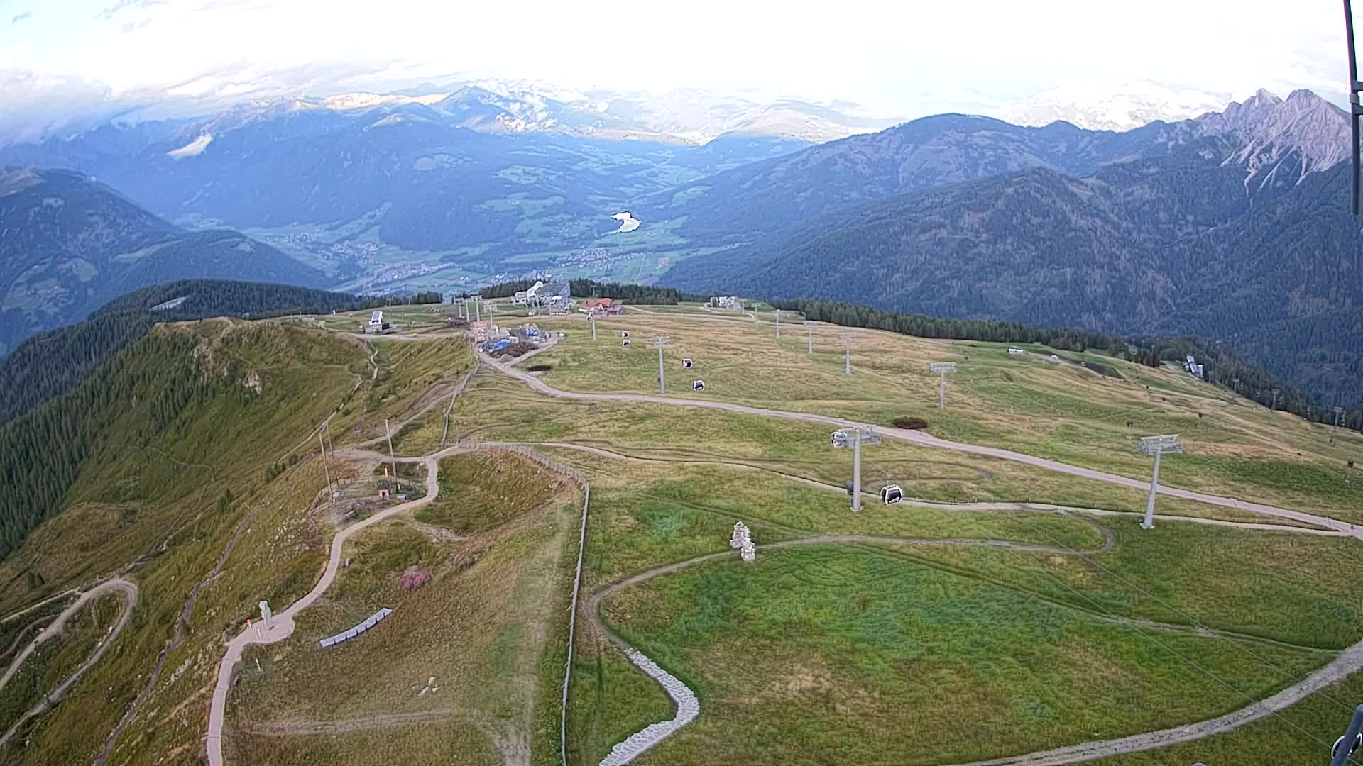 Kronplatz-Gipfel | Blick nach Olang – Valdaora