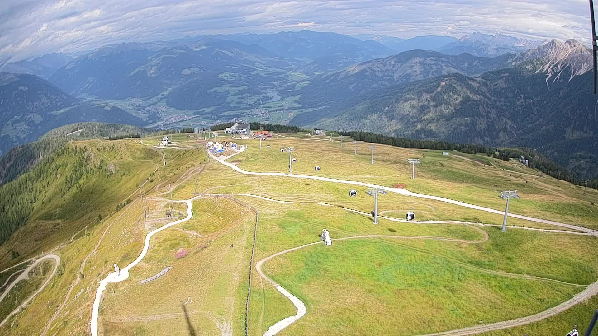 Kronplatz-Gipfel | Blick nach Olang – Valdaora