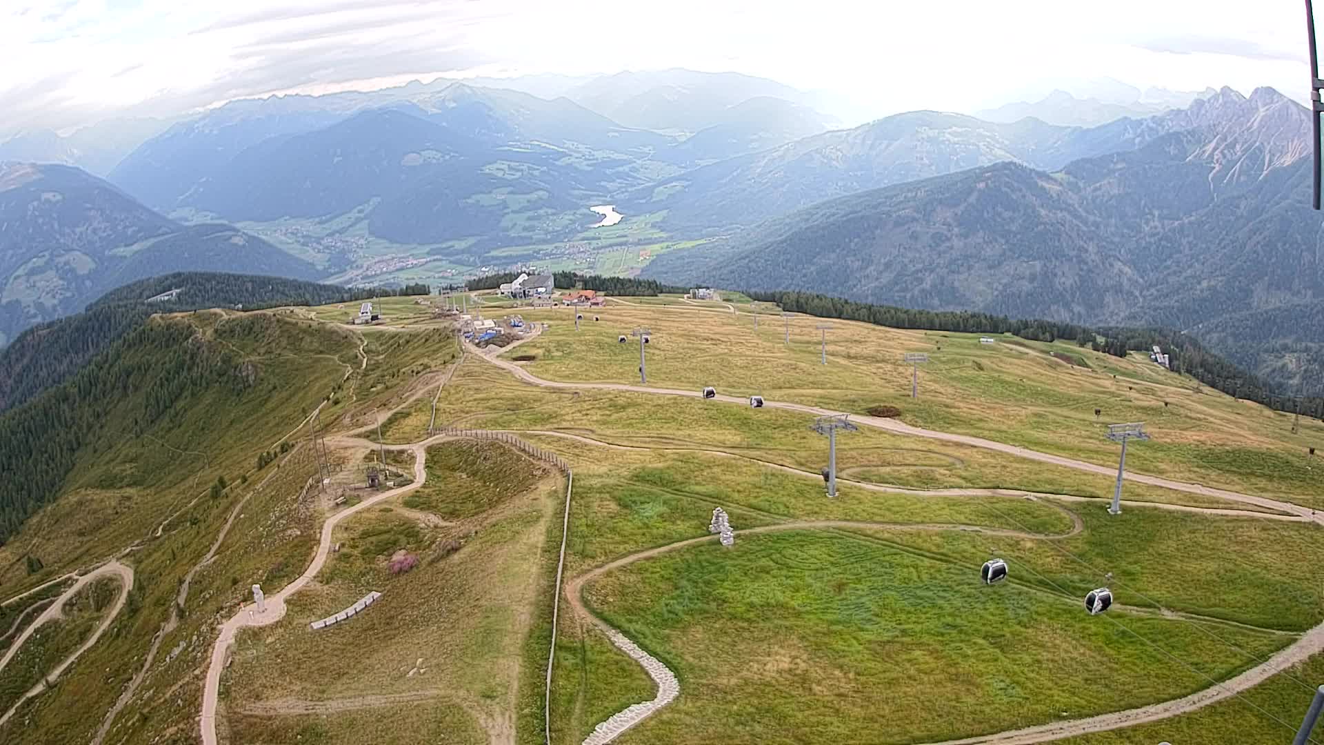 Kronplatz-Gipfel | Blick nach Olang – Valdaora
