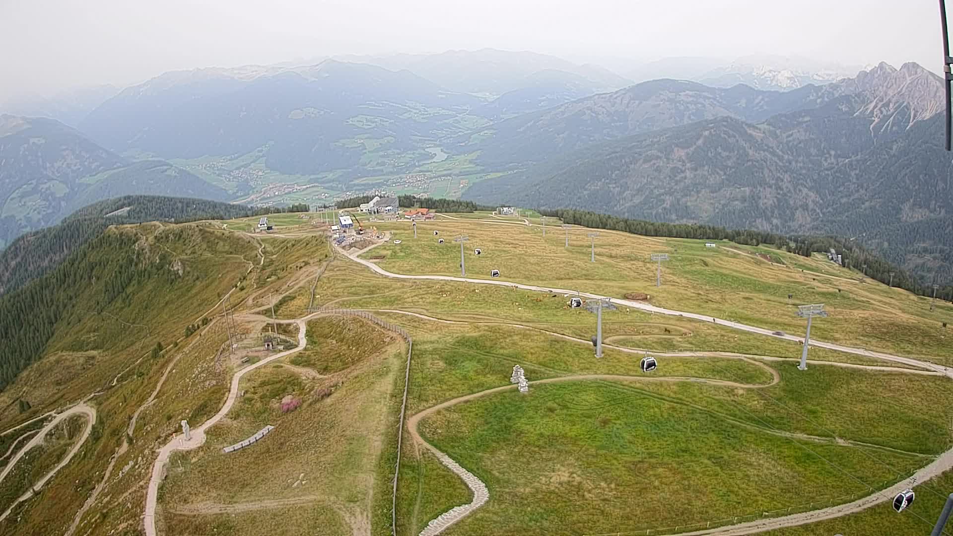 Kronplatz-Gipfel | Blick nach Olang – Valdaora