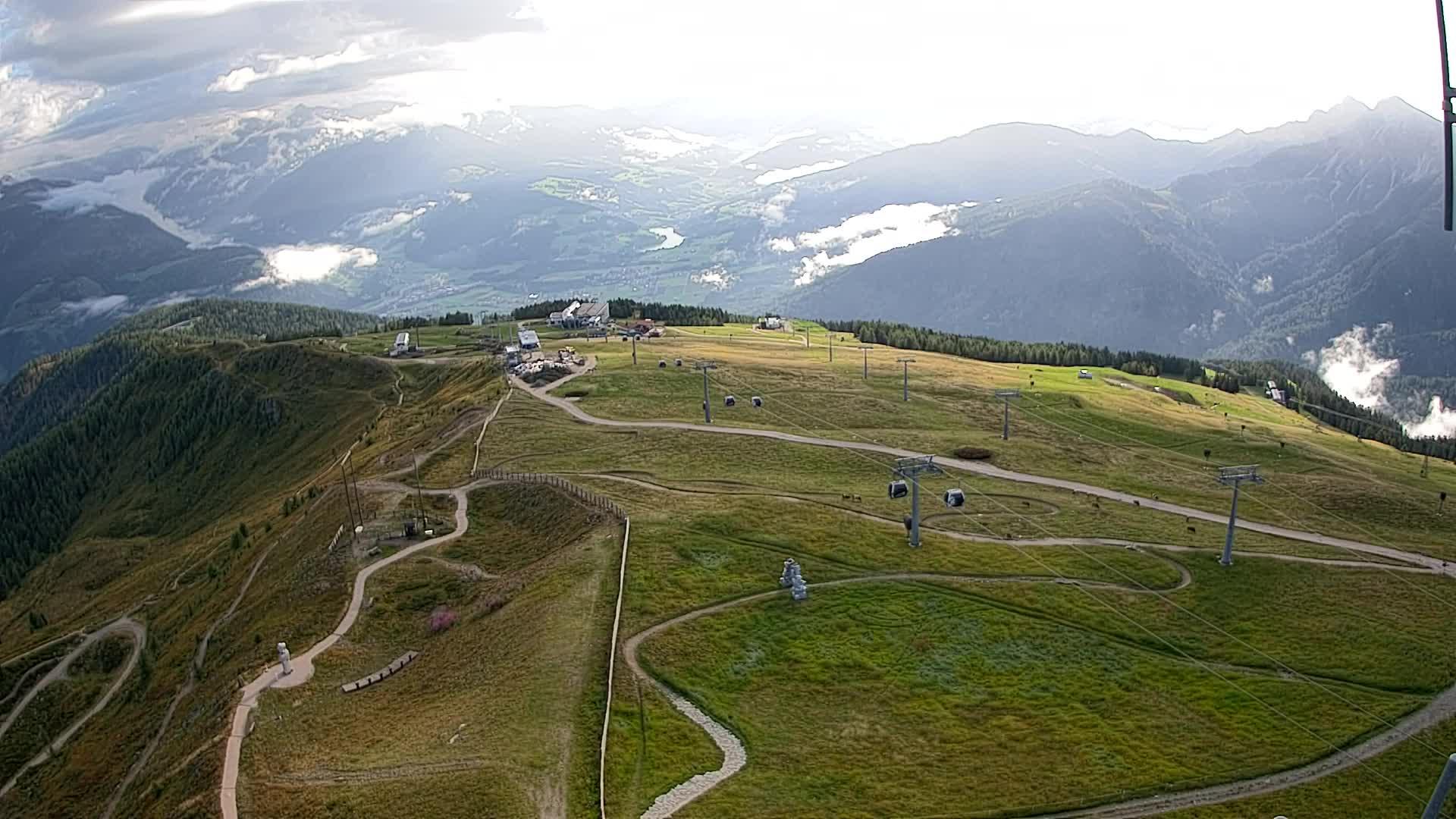 Kronplatz-Gipfel | Blick nach Olang – Valdaora