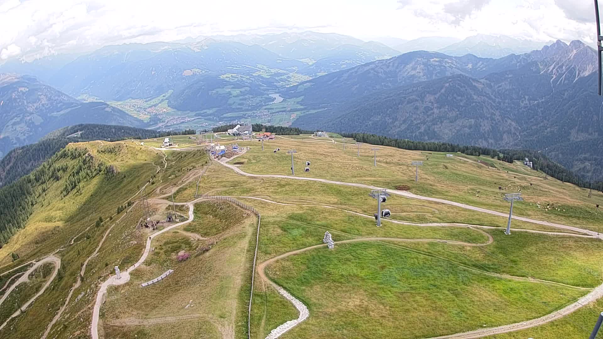 Kronplatz-Gipfel | Blick nach Olang – Valdaora