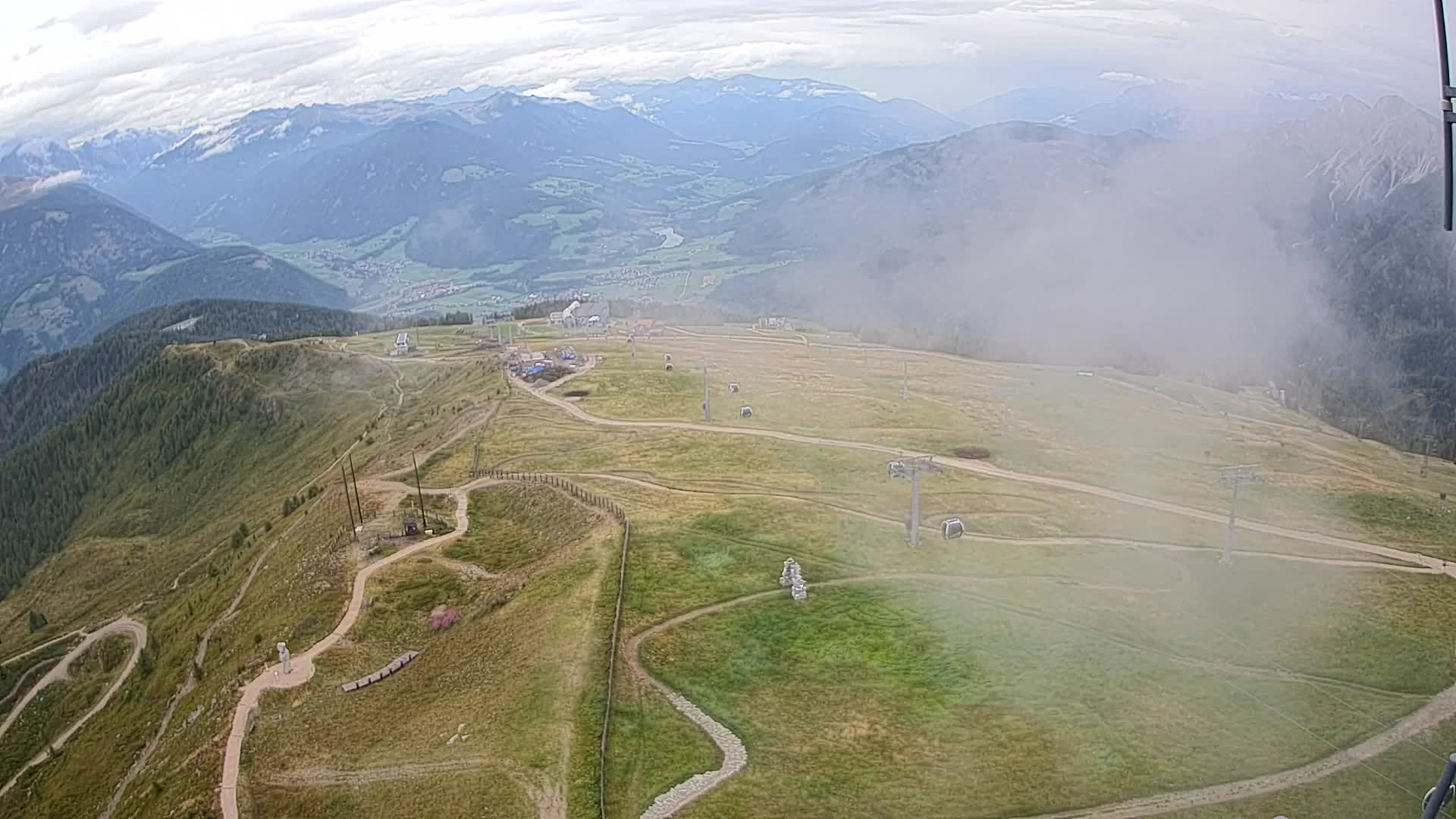Kronplatz-Gipfel | Blick nach Olang – Valdaora